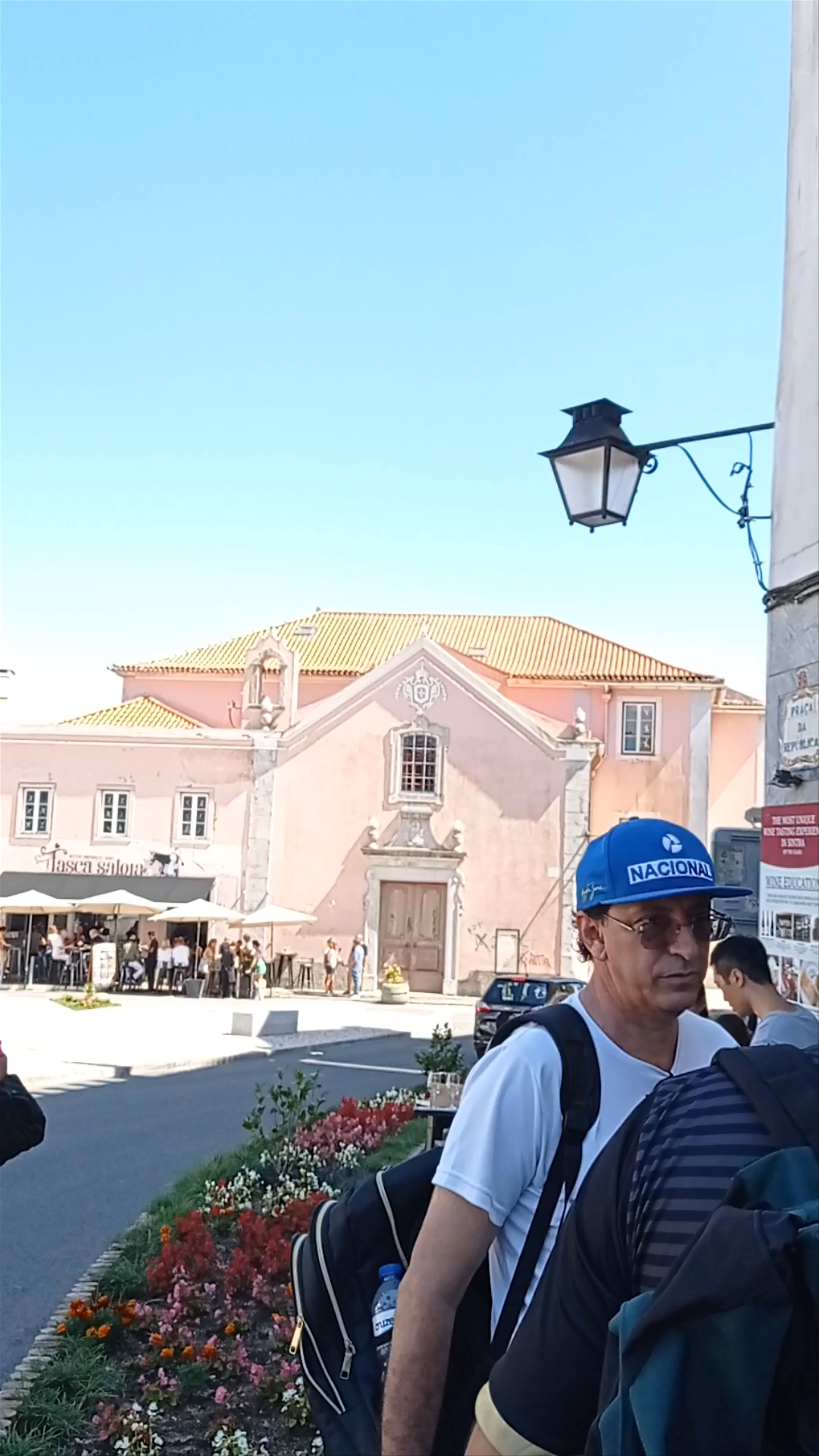 Sunlit Stroll Around Sintra National Palace, Portugal