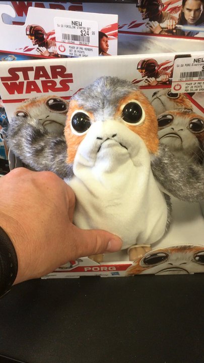 Gamestop - 9/20/17. Wednesday evening. Some new creature character called a Porg, from Star Wars Episode VIII, out this December!! - Mobile Phones Near Me - Shreveport, Louisiana