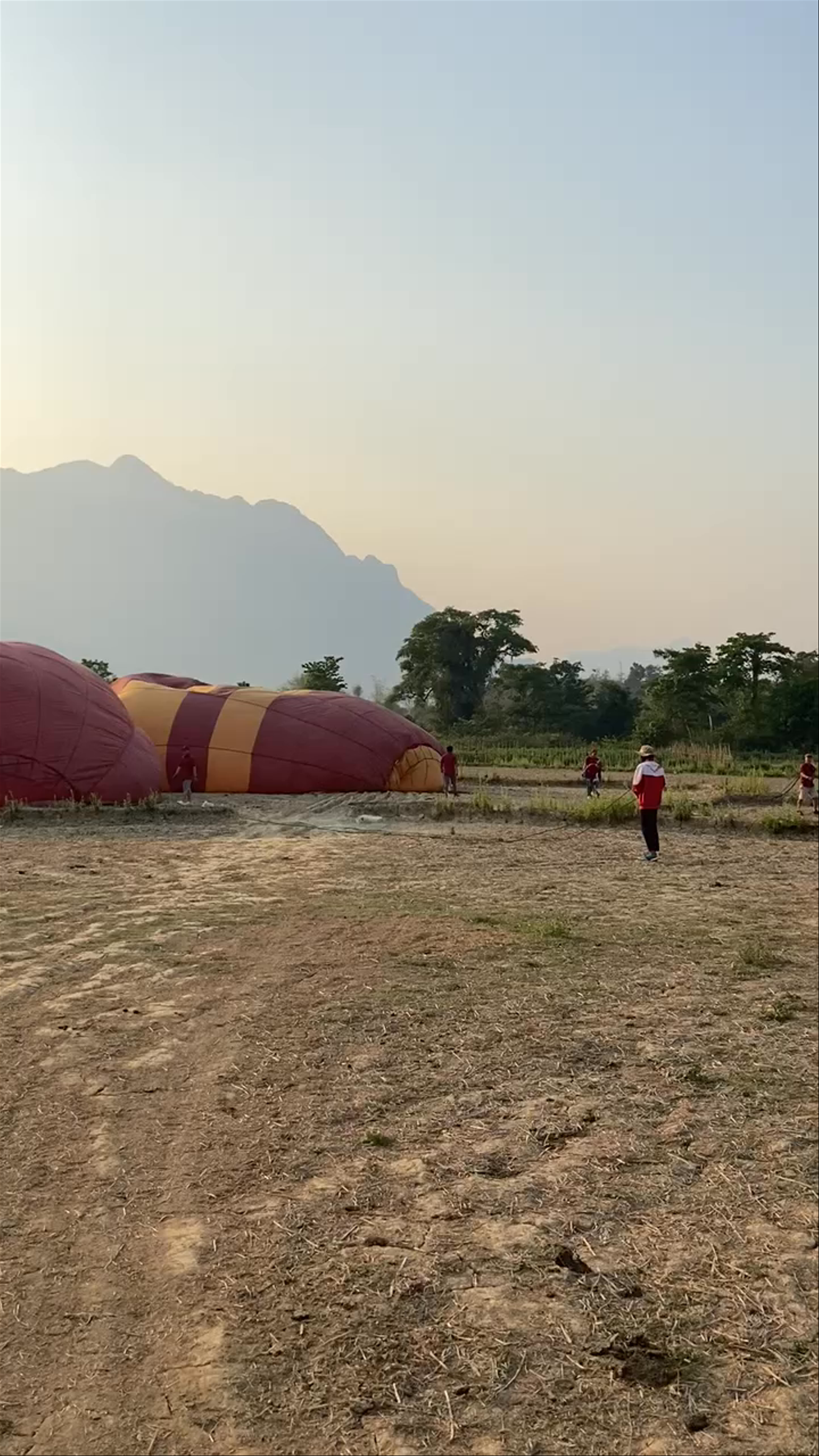 Above Laos Ballooning