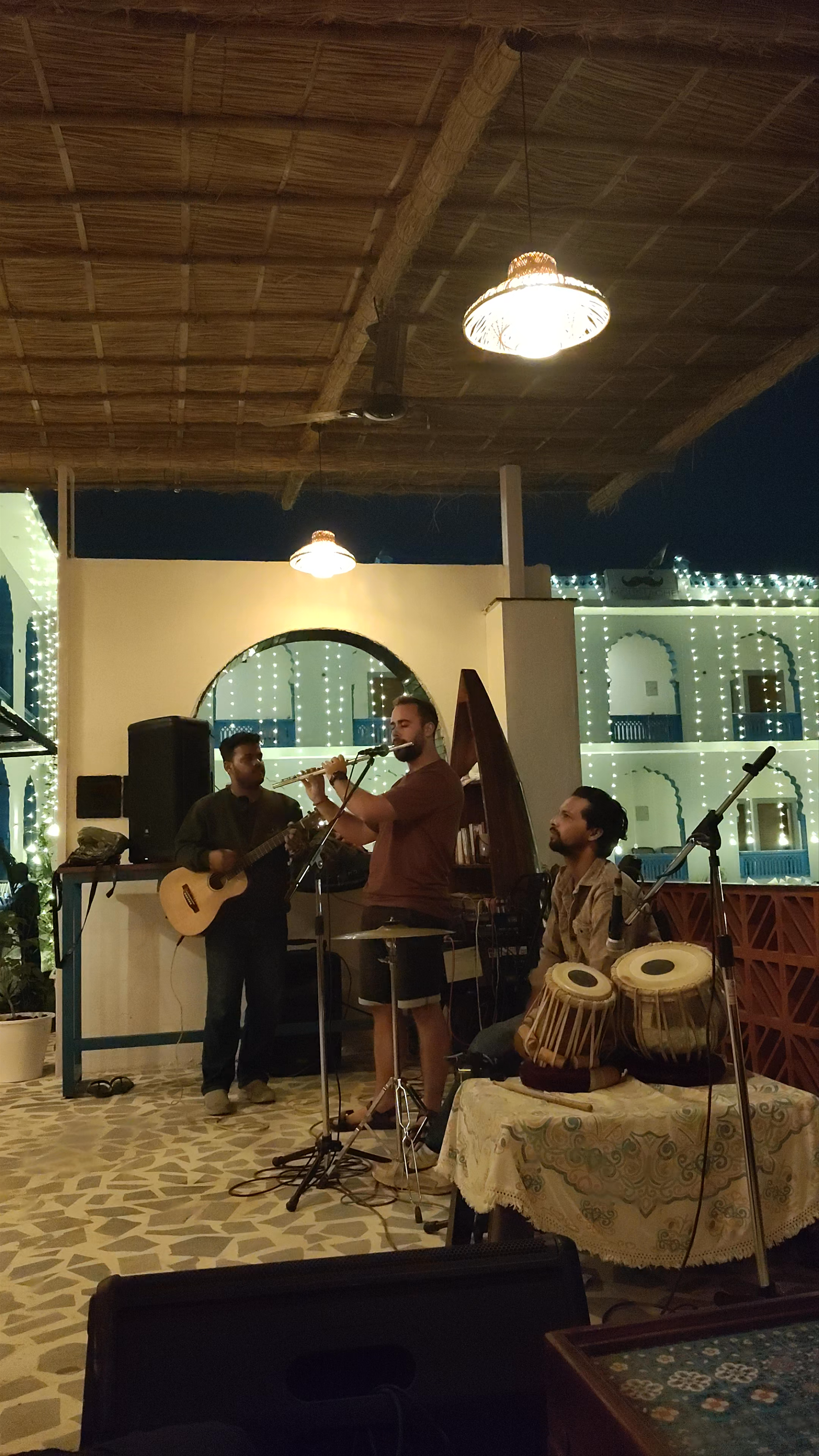 Evening Live Music at Moustache Pushkar: An Enchanting Acoustic Experience