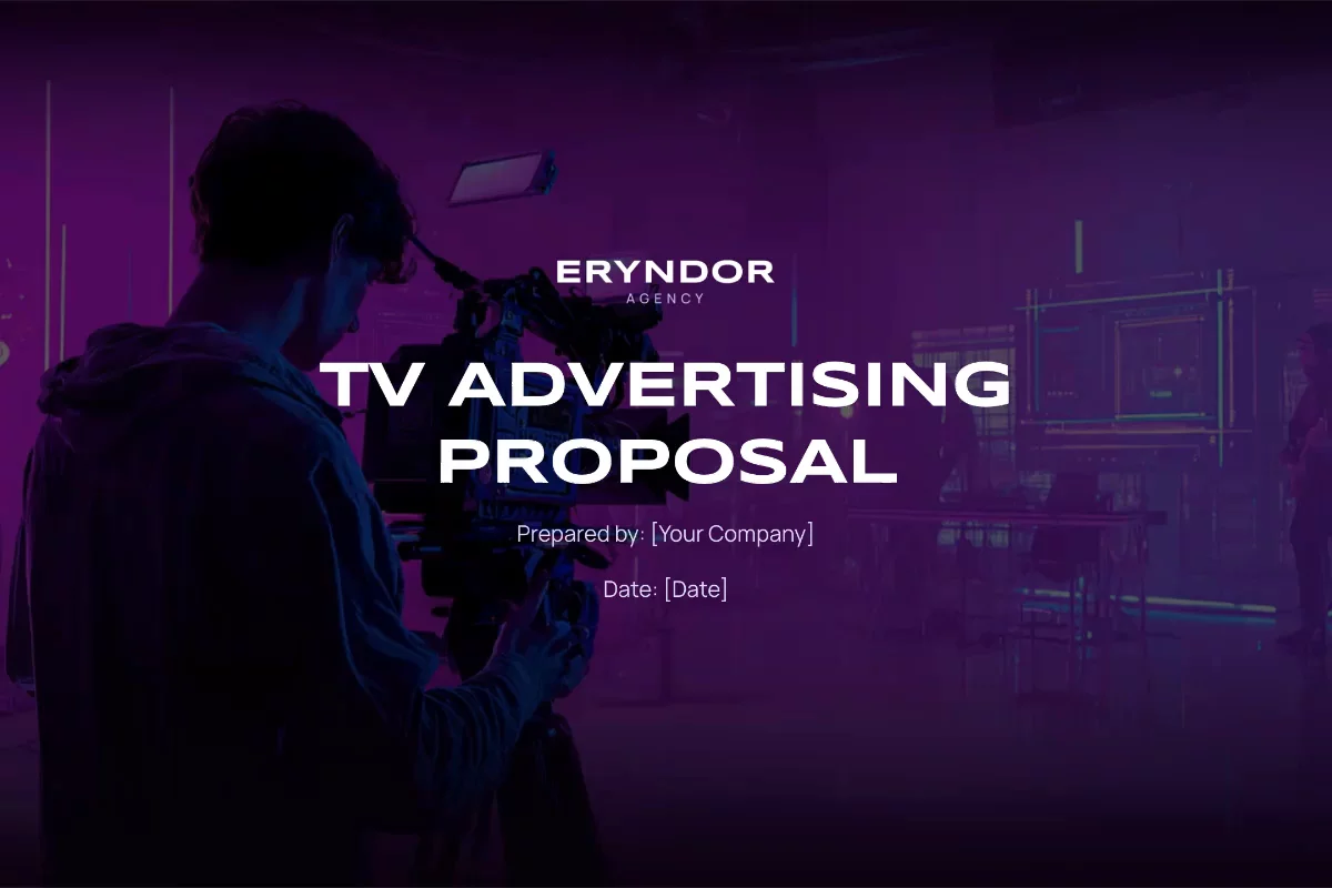 Preview of TV Advertising Proposal Template