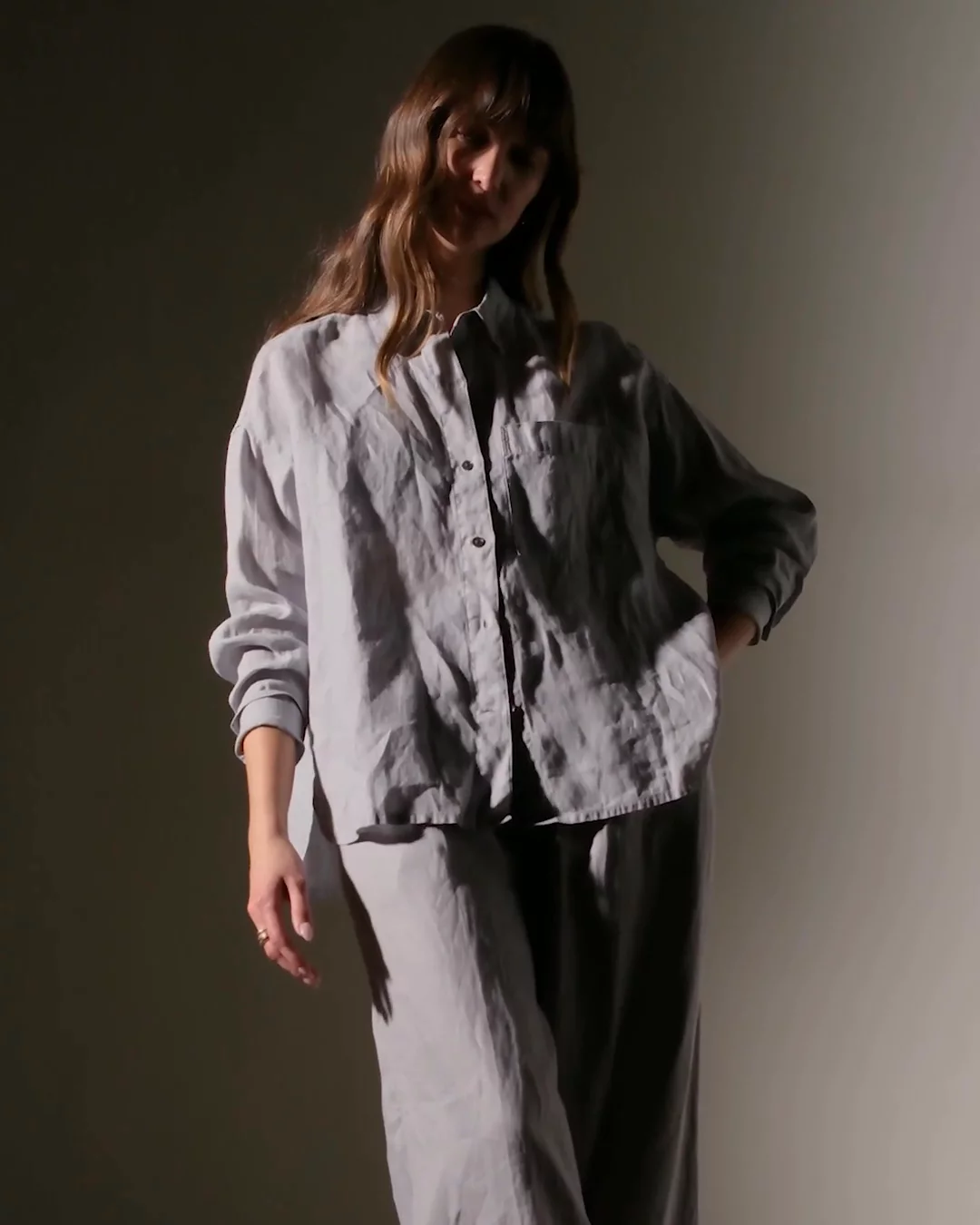 作家 itoさん　volume sleeve linen tops 作家 itoさん volume sleeve linen tops
