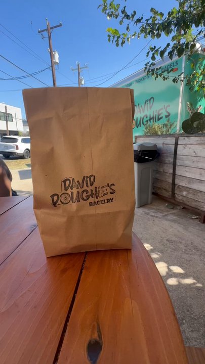 David Doughie's Bagelry - I love the whimsical branding. - Bagels Near Me - Austin, Texas