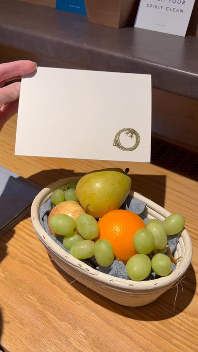 The Lodge at Blue Sky - My husband had a conference there and this letter and fruit basket were waiting in the room for us. - Hotels Near Me - Wanship, Utah