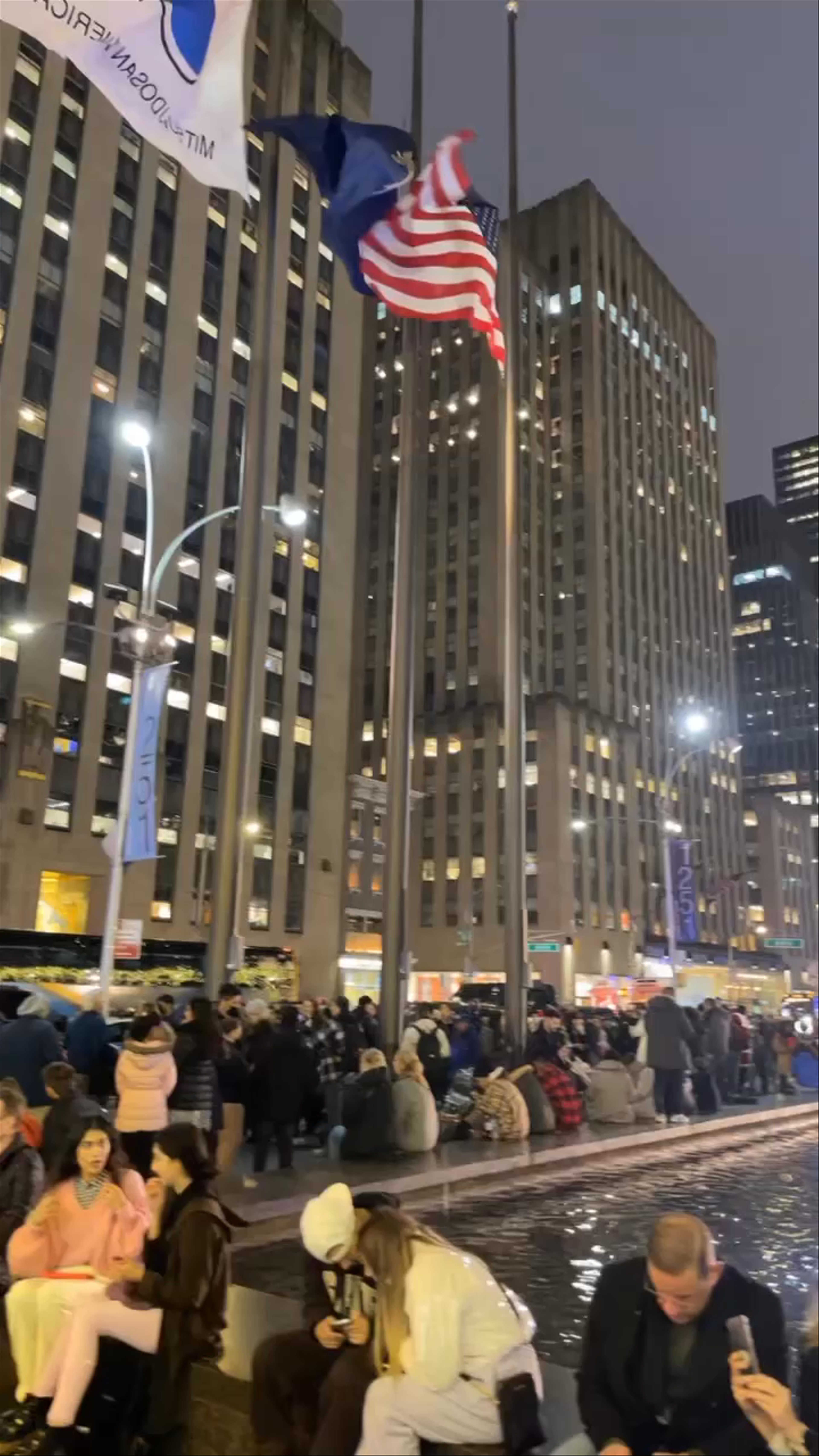 Christmas Balls & Lights at 6th Avenue, New York City