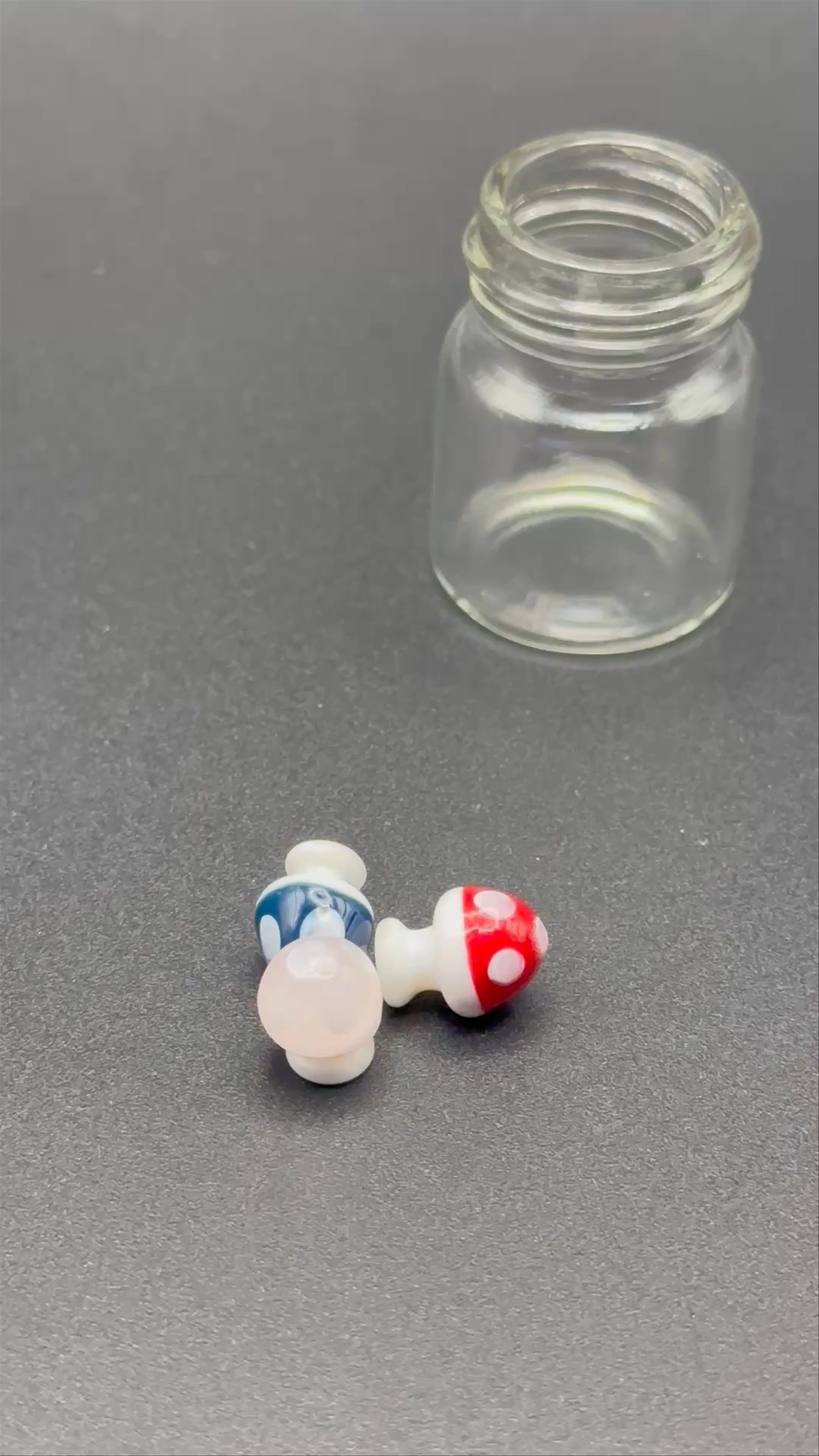 Preview pic of Mushroom Terp Pearls For Bangers Slurpers E rigs Green Red Pink White 3 Pack
