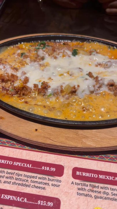 Los Panchos - The sizzling chorizo dip!! Amazing!! - Mexican Near Me - Henrico, Virginia