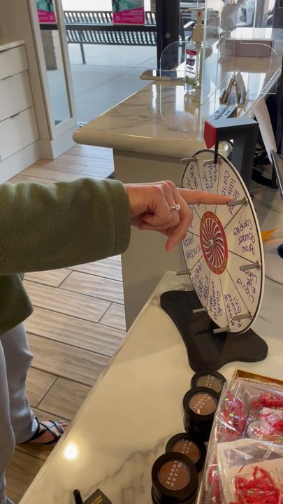 The Lash Lounge - Fun with our members! Spin and win! - Threading Services Near Me - Kingwood, Texas