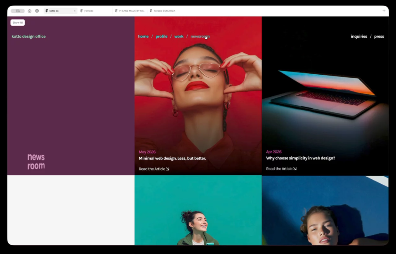 KATTO @Framer template preview