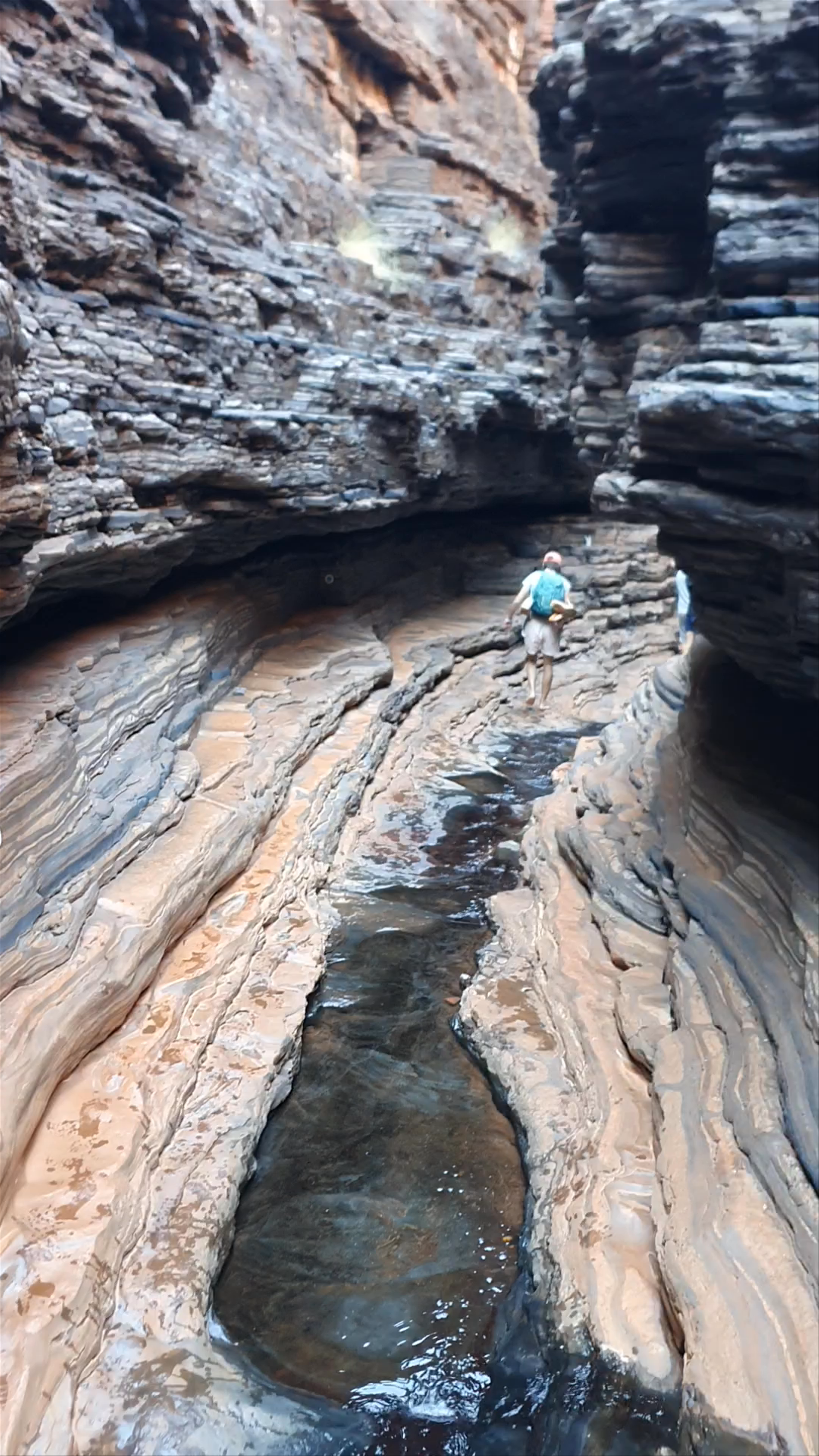 Hiking Through the Stunning Hancock Gorge in Karijini, Western Australia