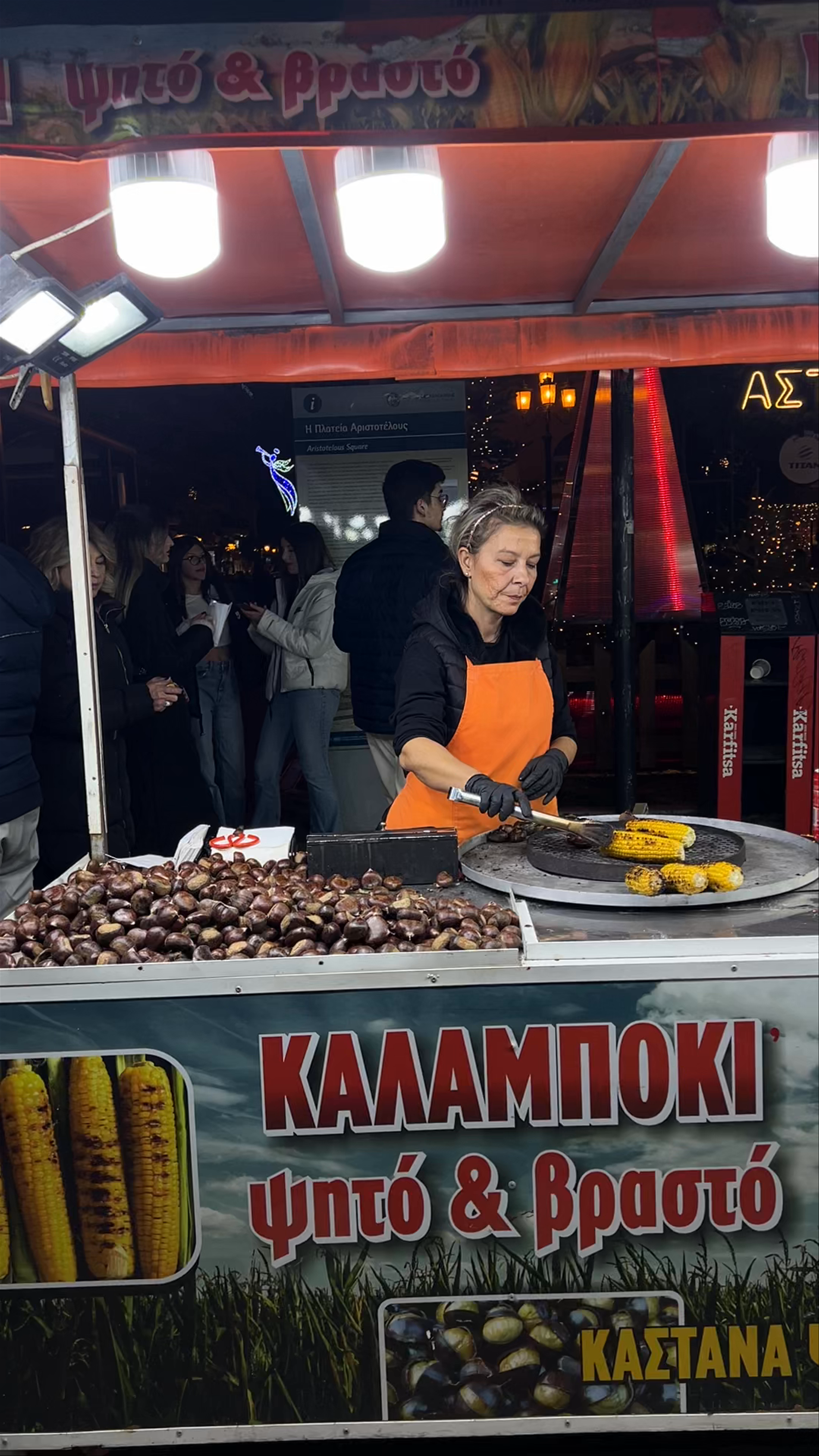 Night Market Vibes at Ancient Agora Square, Thessaloniki