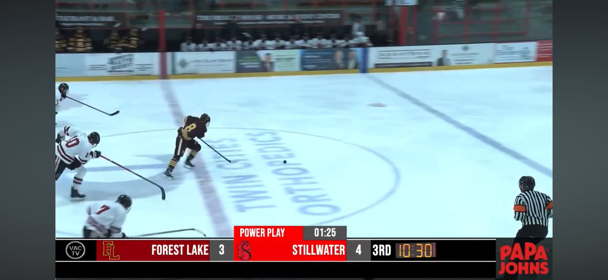 Keegan Corey: Shorthanded Goal & Stellar Defense at Forest Lake
