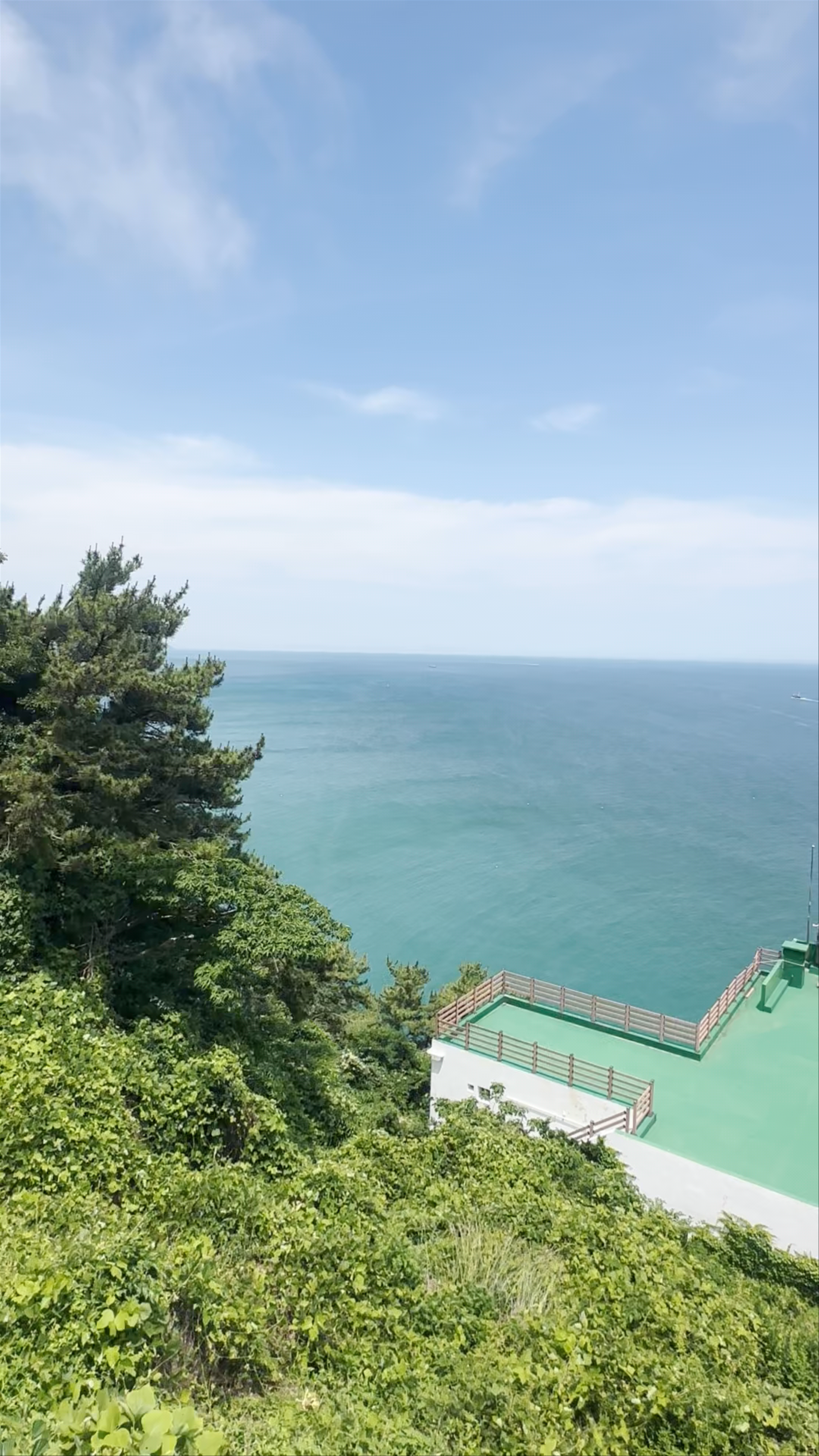 Serene Coastal Views from Yeongdo Lighthouse, Busan