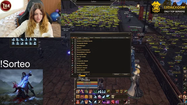 LU4 Lineage 2 Remasterizado  | | 🎉 ¡SORTEO⚔️ Voy a craftear mi arma B en vivo 🔥