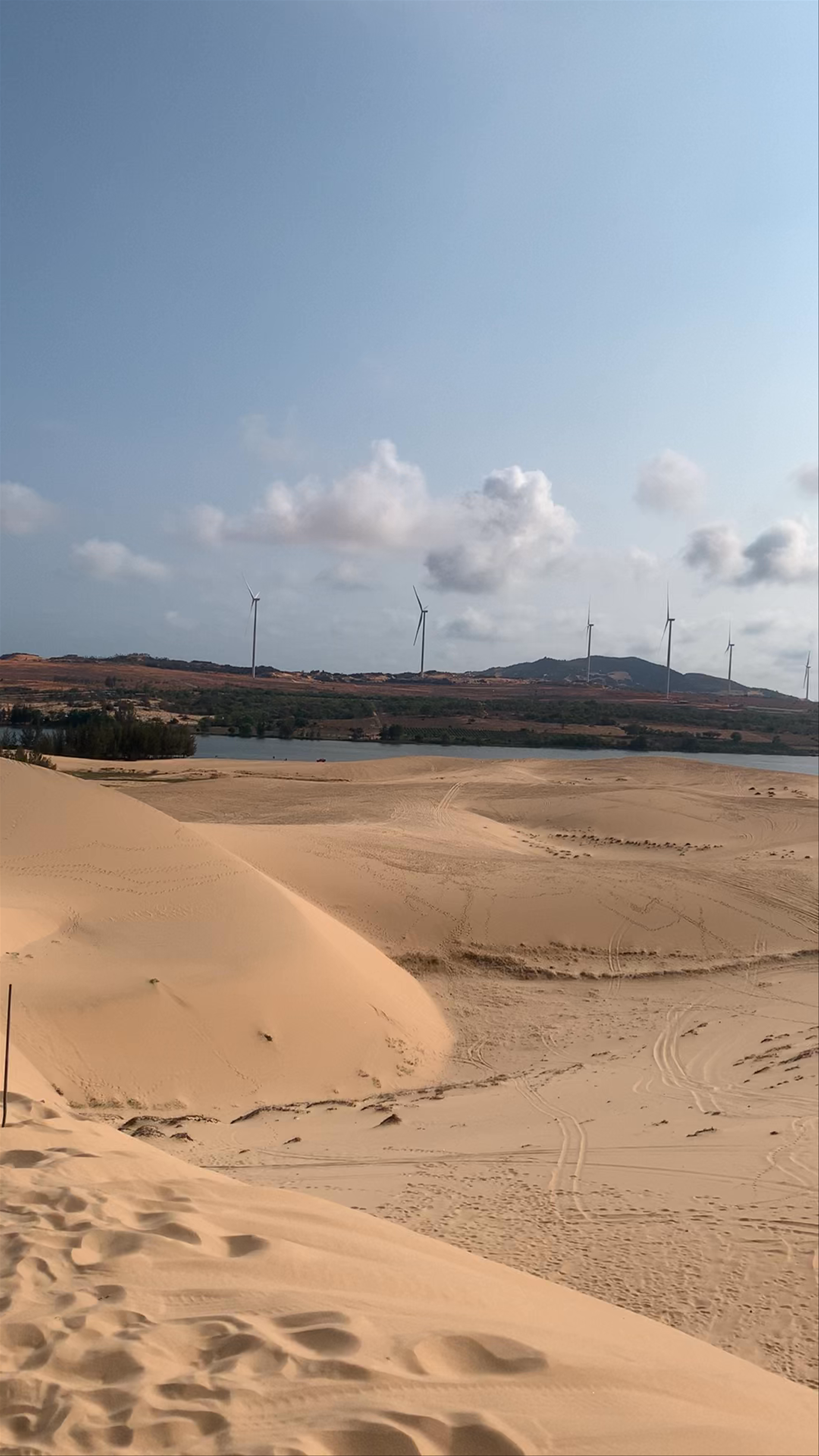 White Sand dunes for sunrise