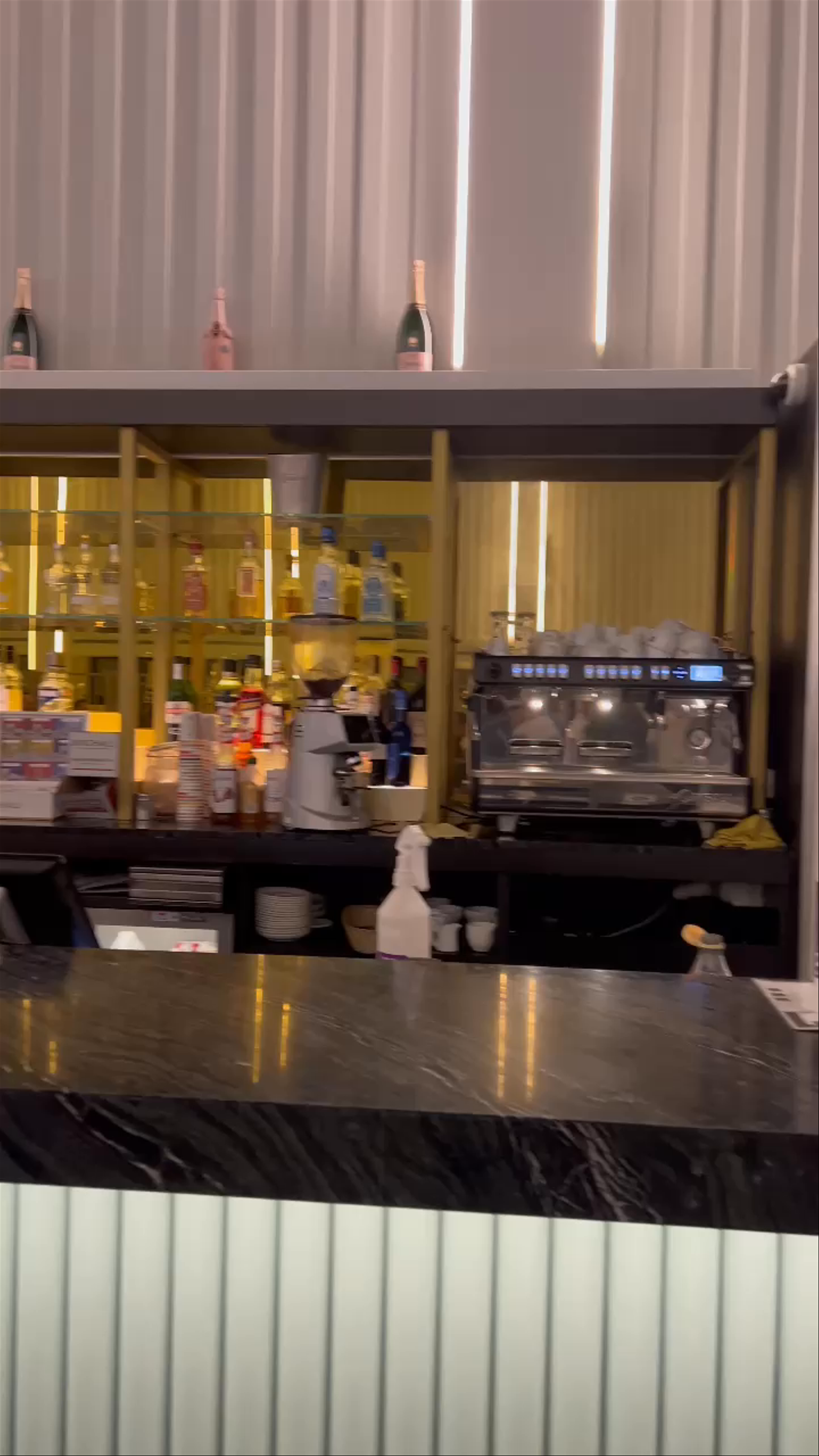 Modern Bar Ambiance at Hilton London Gatwick Airport