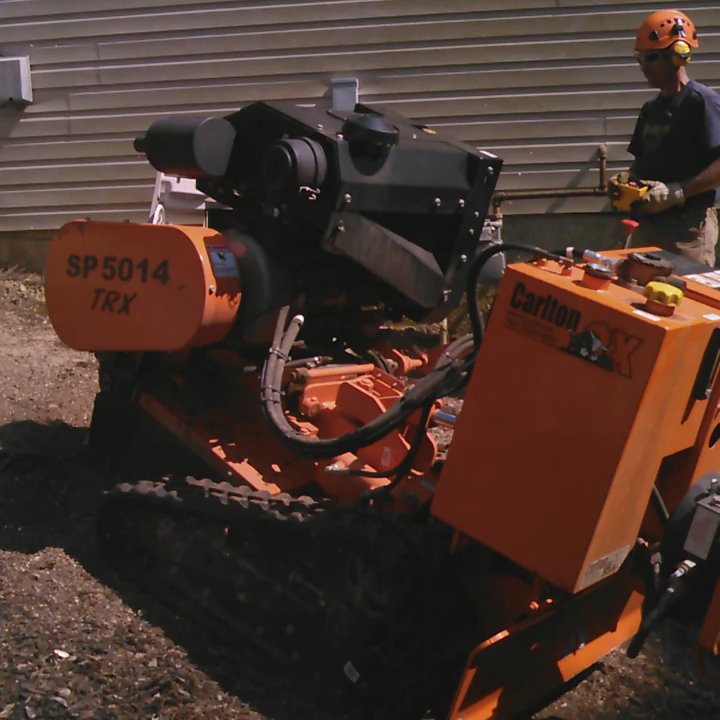 Burns Tree & Crane - SP50CarltonTrack Stump Grinder - Tree Services Near Me - Zirconia, North Carolina