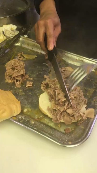 Gusta Trippa - Lampredetto sandwich (tripe sandwich) a Florence traditional dish - Salumerie Near Me - Florence, FI