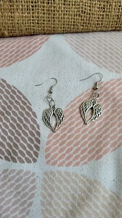 Dangle Earrings Angel Wings
