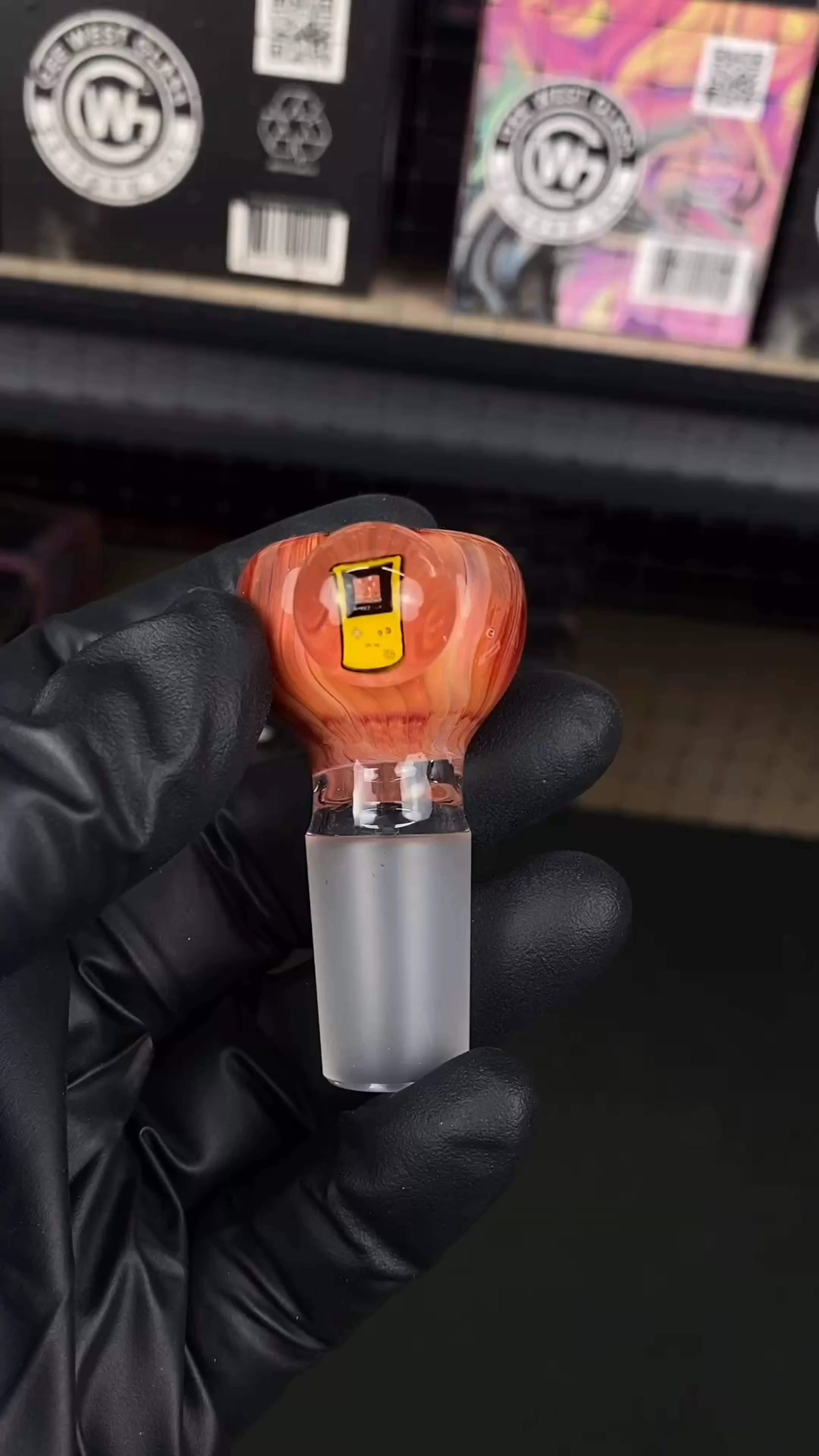 Preview pic of 18mm Single Hole Bowl Slide by Keys Glass