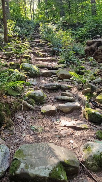 60 Westledge Trails - Going up - Hiking Near Me - Simsbury, Connecticut