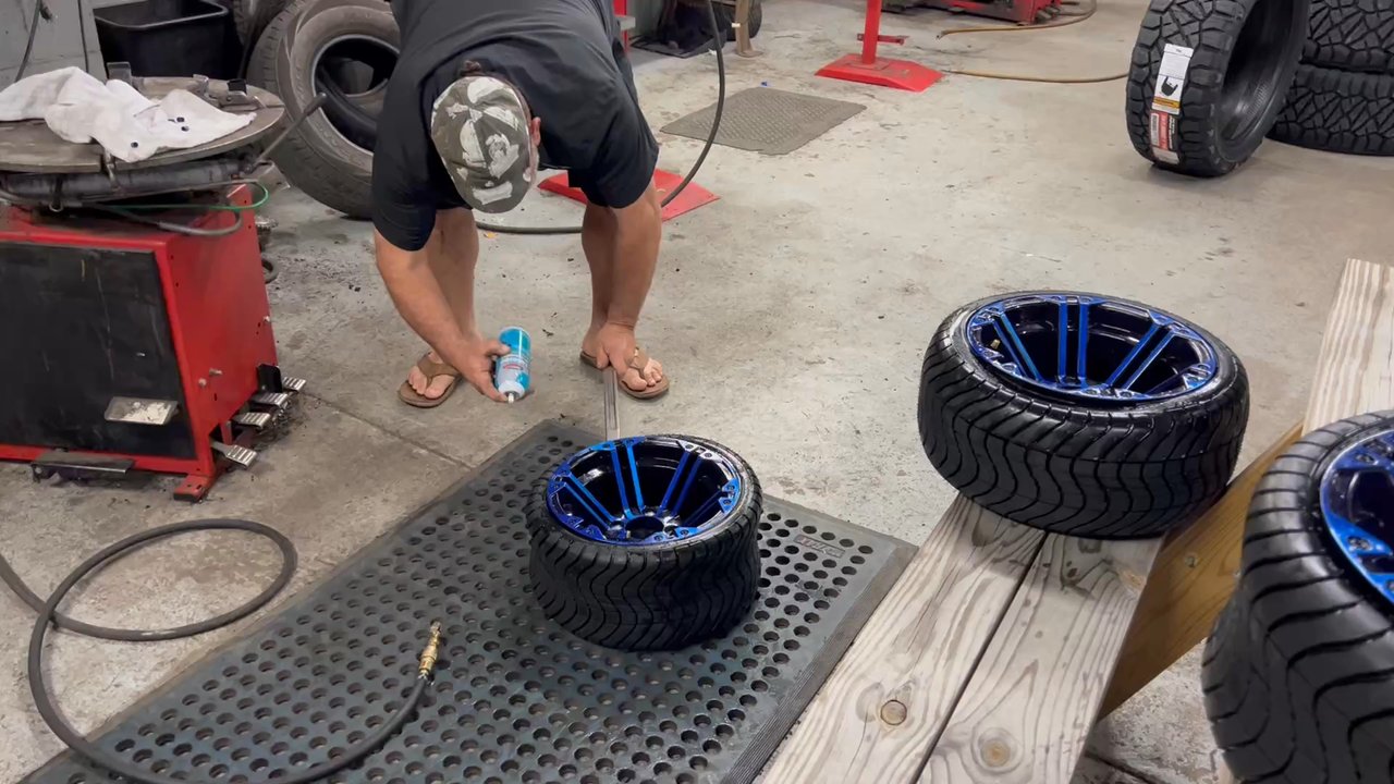 County Tire Service Center - Adding heat to get it to mount - Tires Near Me - Ormond Beach, Florida