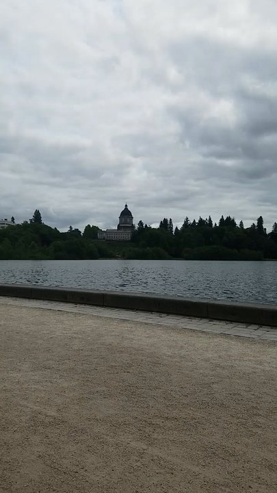 Capitol Lake Park - View from a bench - Lakes Near Me - Olympia, Washington