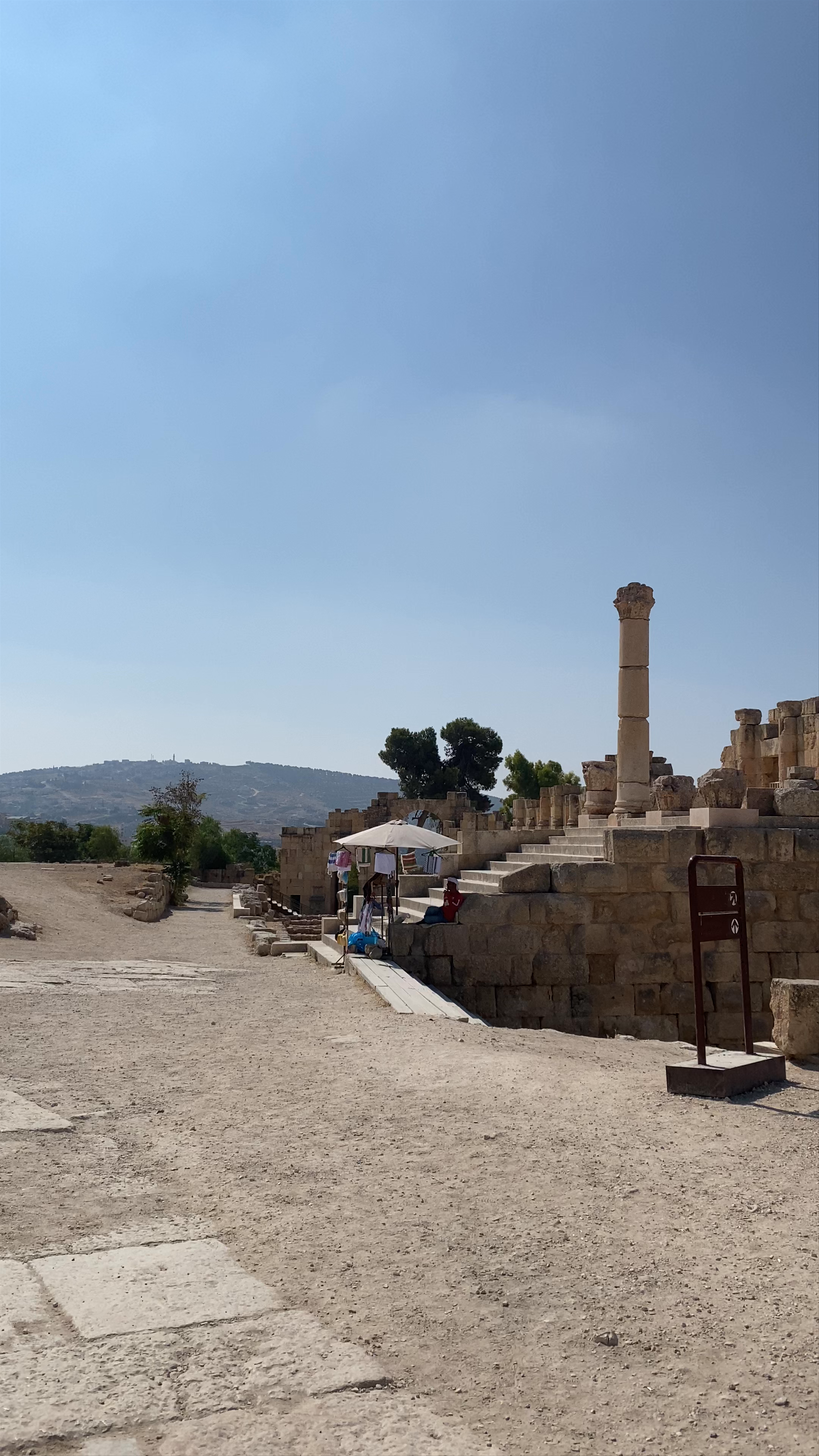 Ancient Ruins at Oval Plaza, Jerash - Step into Jordan's Timeless History