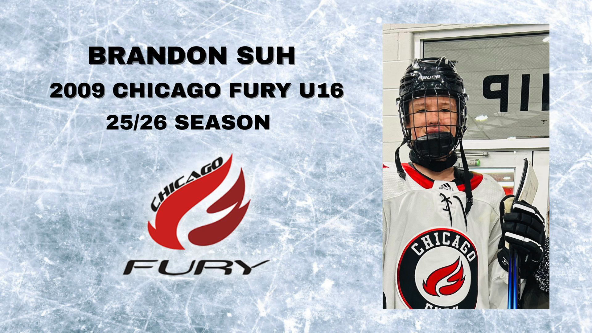 Brandon Suh Hockey #7 | 2009 Forward | Chicago Fury 16U AAA | 2025-2026 Highlights