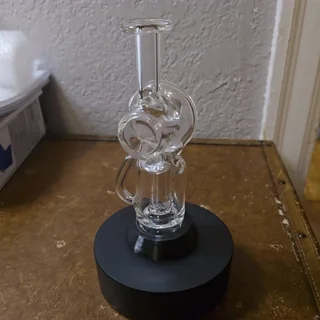Preview pic of Ery Glass Puffco Recycler Clear