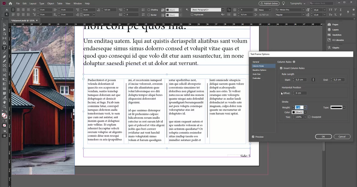Slik lager du tekstkolonner i InDesign | Utdannet.no