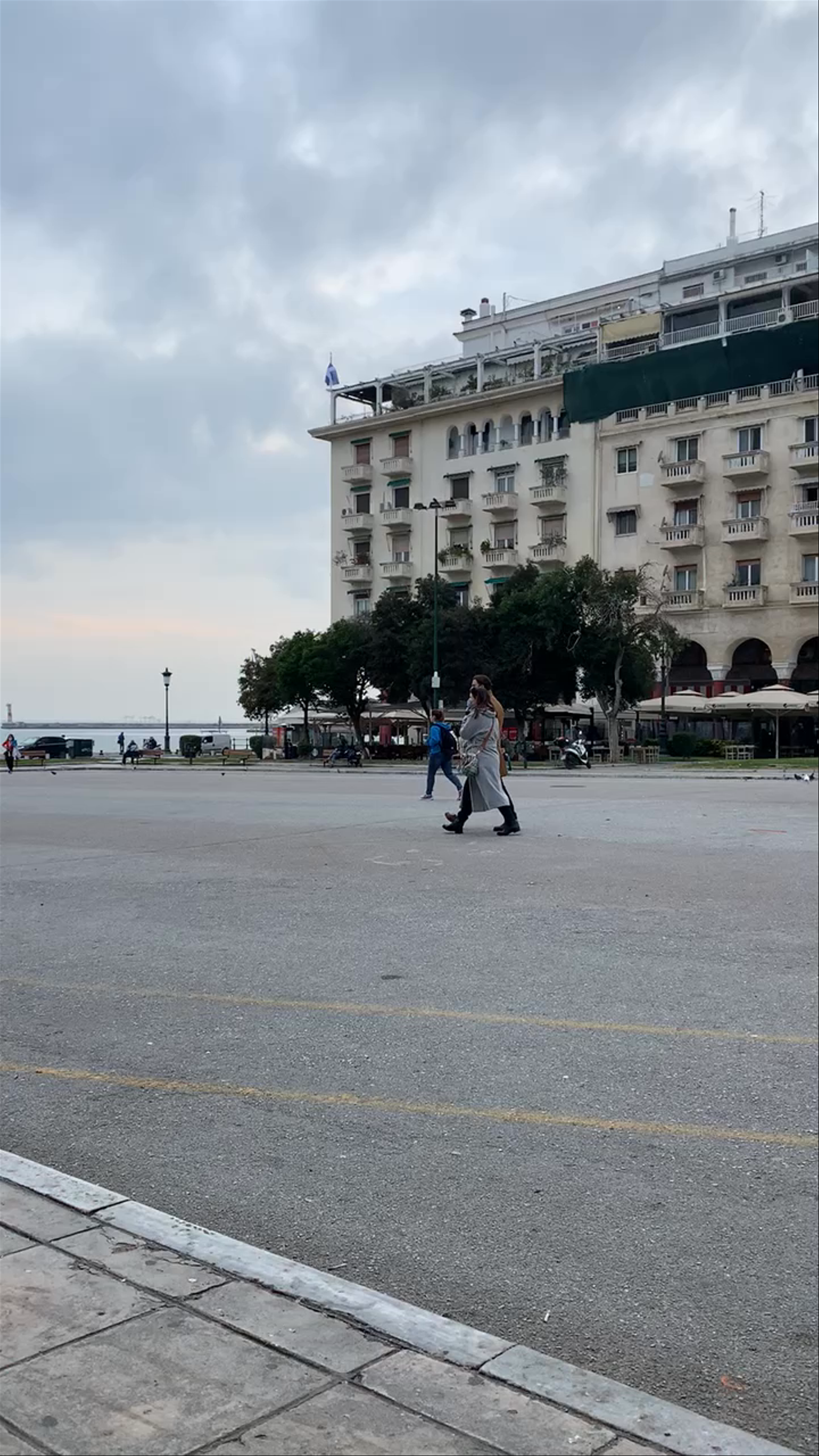 Strolling Through Aristotelous Square, Thessaloniki