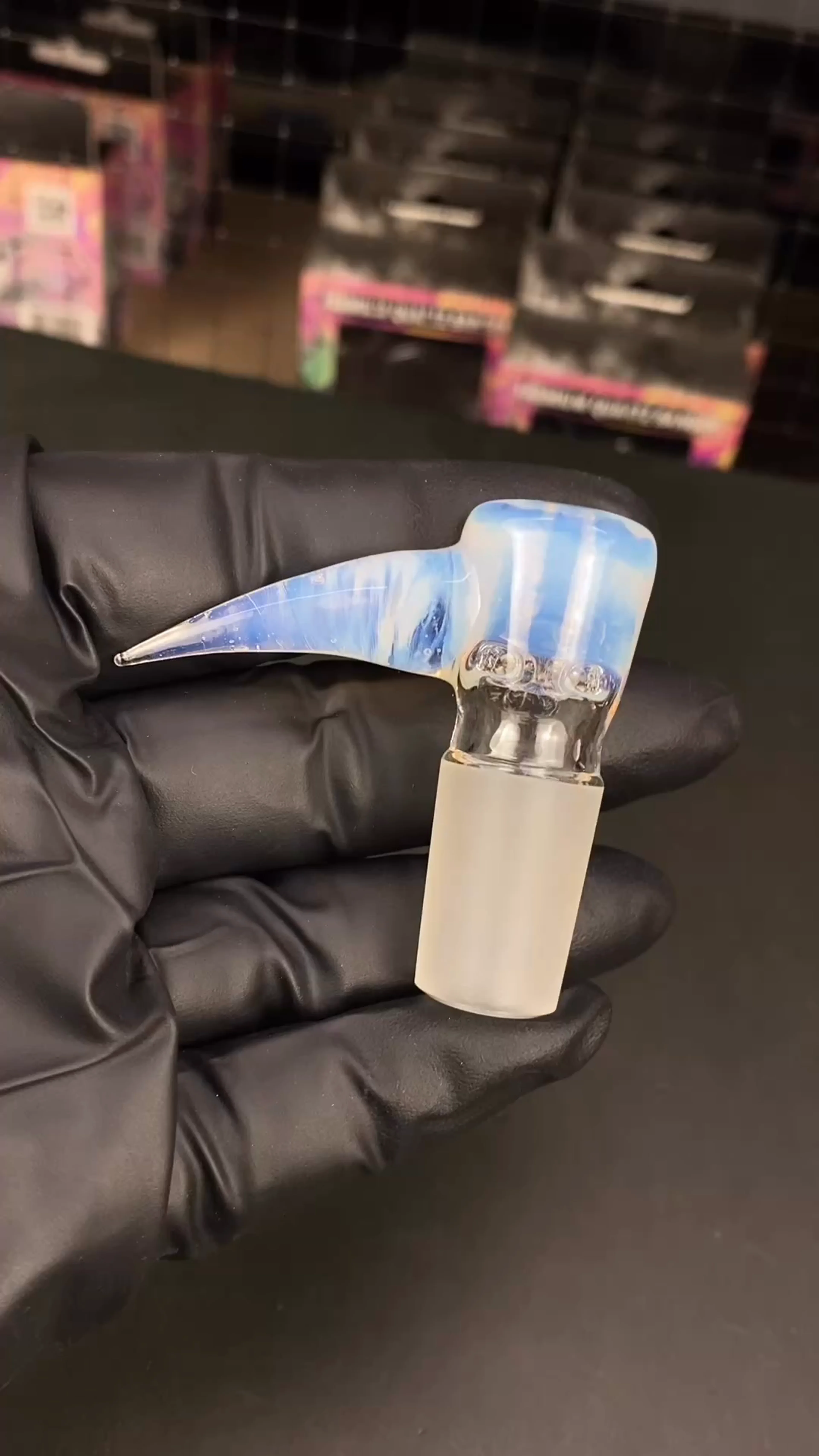 Preview pic of 18mm 4-Hole Glass Bowl Slide by Magizle