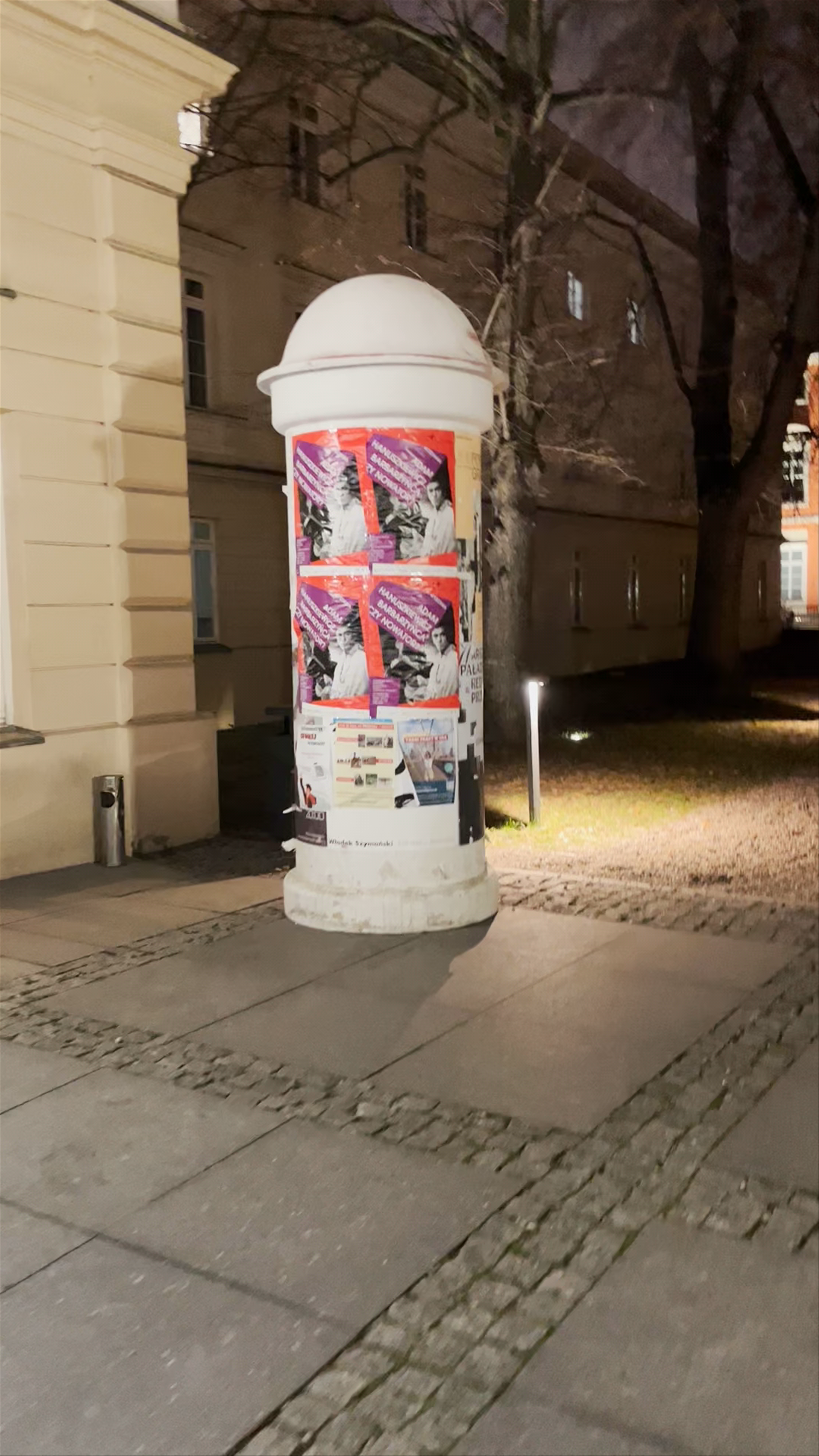 Evening Lights at Czapski Palace, Warsaw