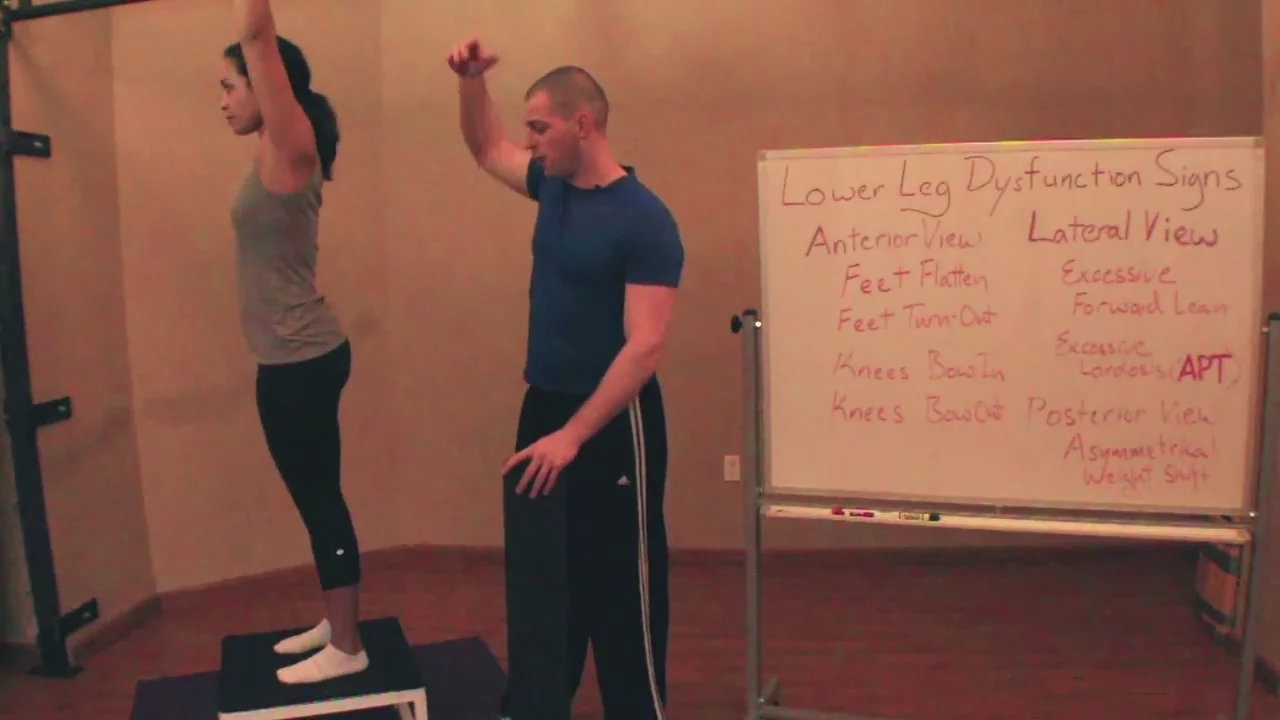 Overhead Squat Assessment 12 - Sign Clusters: Lower Leg Dysfunction