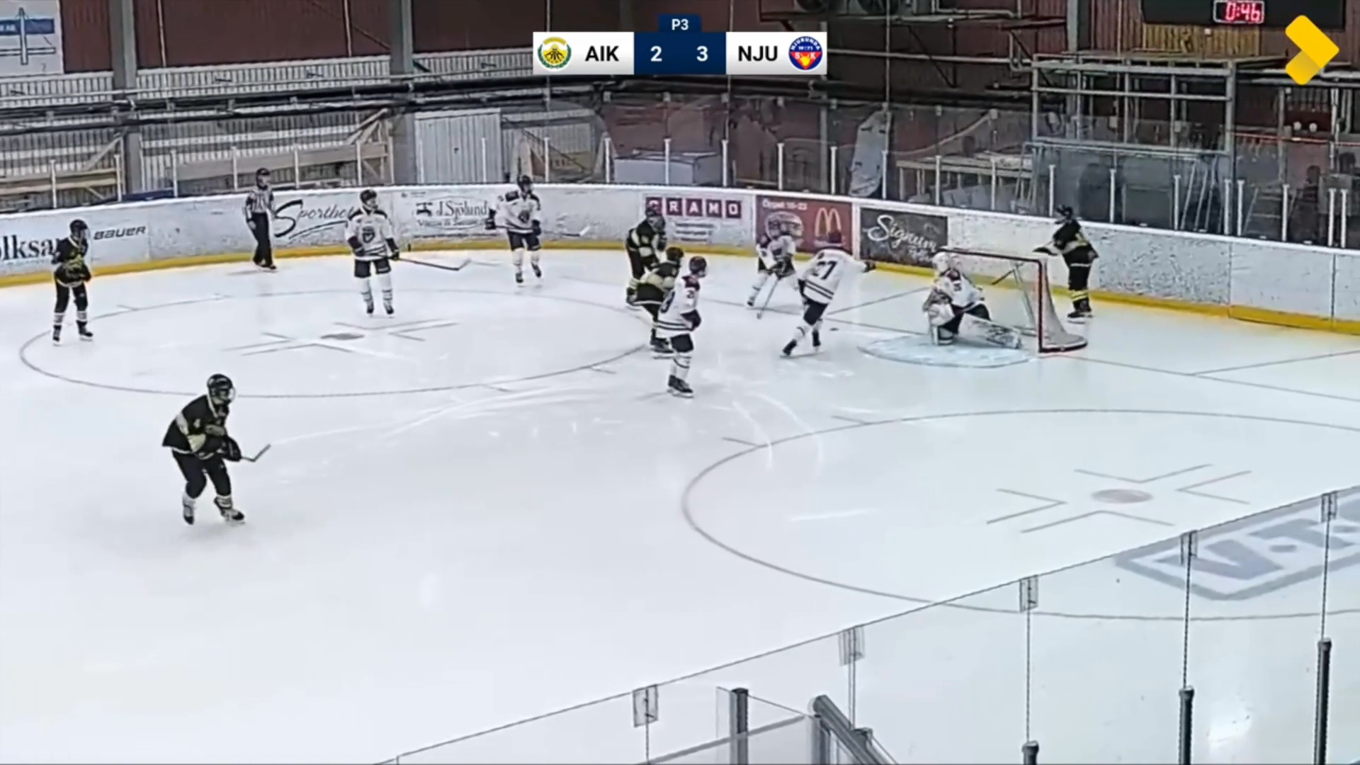 Anton Ericsson: AIK Hockey Härnösand vs Njurunda SK U18 Highlights 2025-09-30