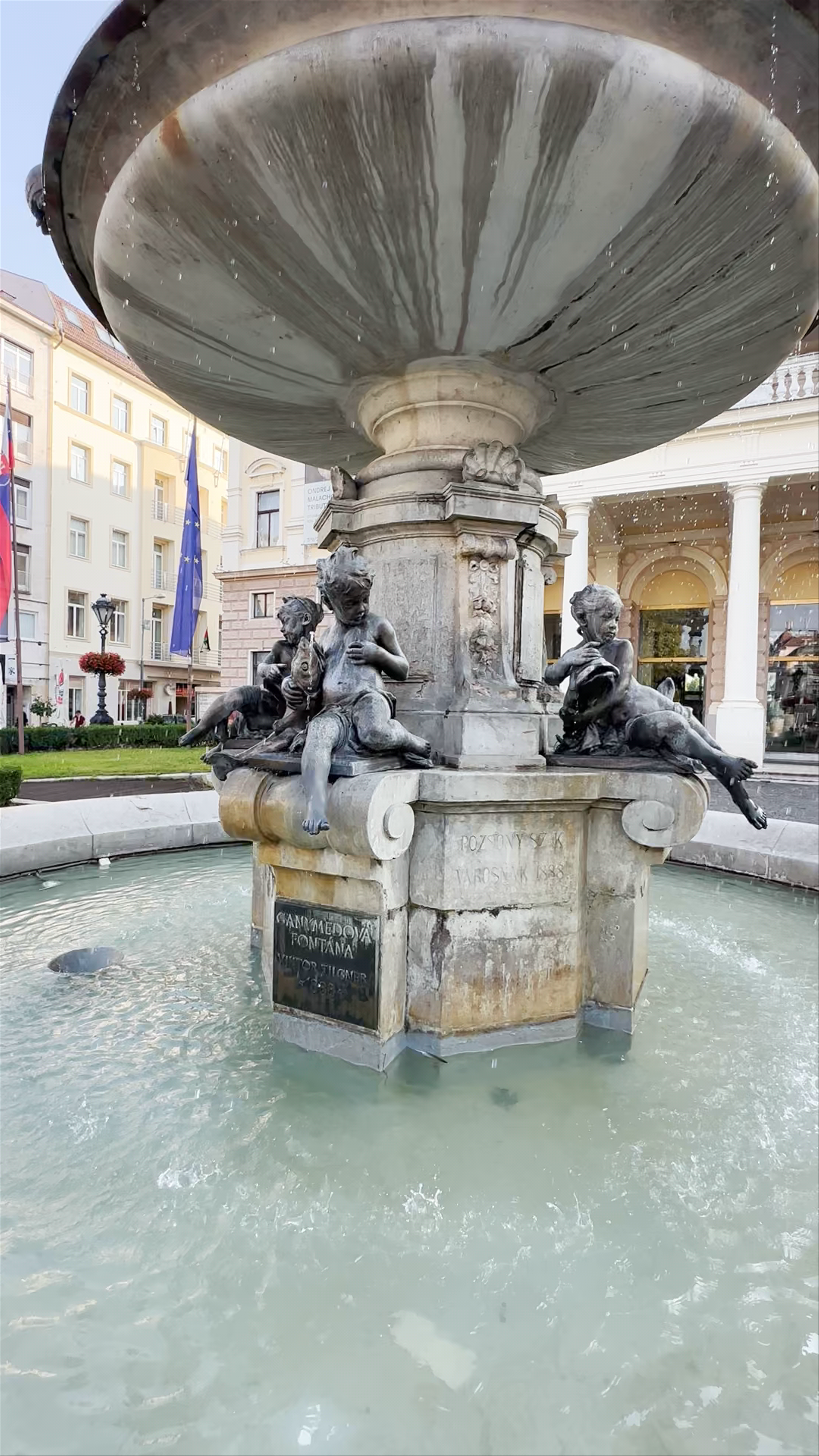 Ganymede's Fountain at Hviezdoslavovo námestie, Old Town Bratislava