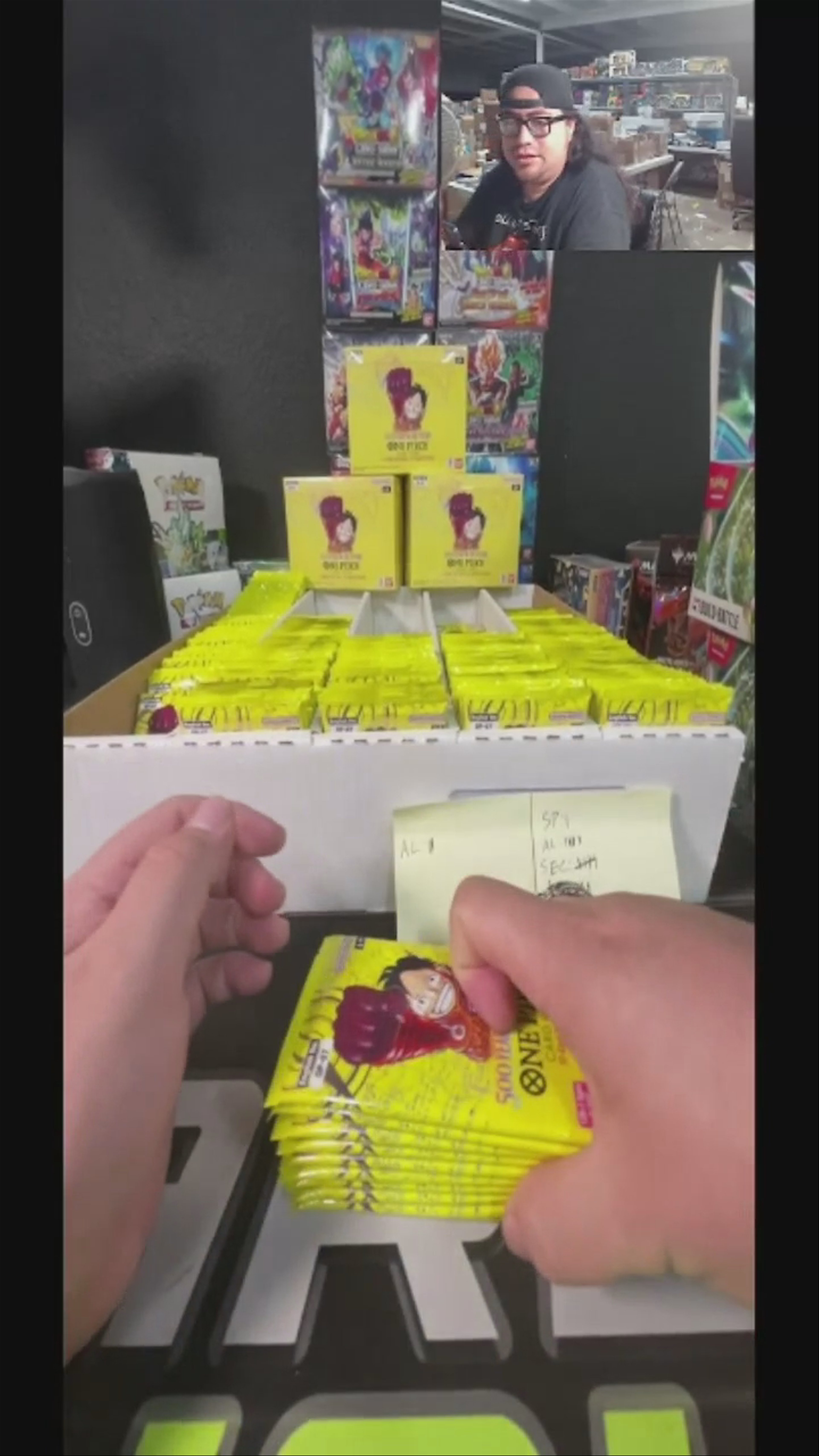 Getting 4 hits from buying 9 booster packs