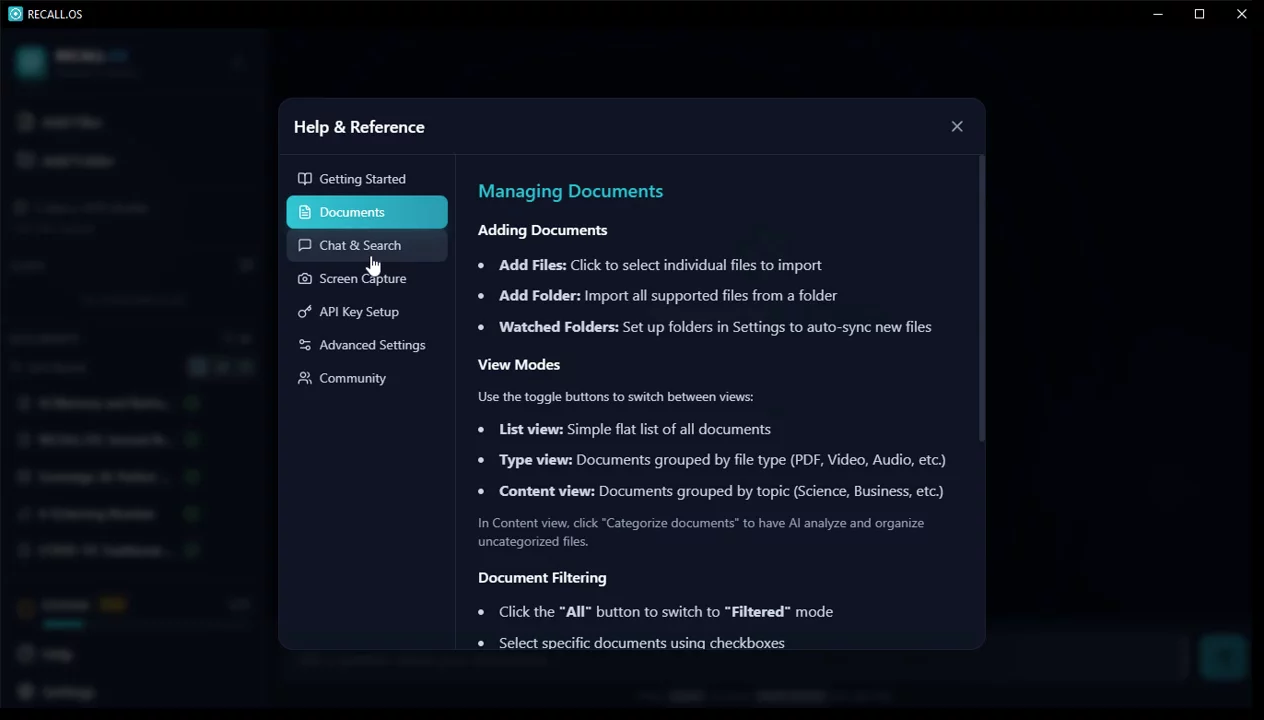 Recall.OS - Personal AI Memory image 1