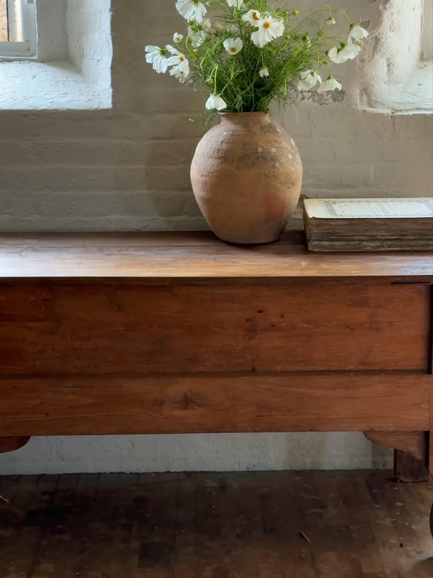 Oak Trunk Console