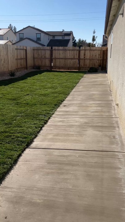Creekside Landscape - Can't wait till everything blooms since it's winter(I got pink muhly grass, red hot pokers, kangaroo paws, agaves, and a palo verde tree :) - Landscaping Near Me - Los Banos, California