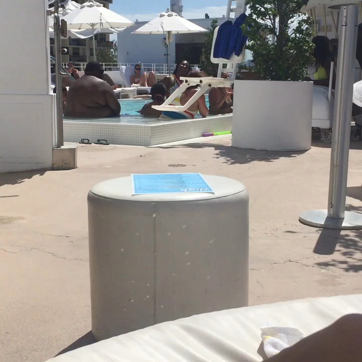 Shala Spa - The scene at the rooftop pool. - Day Spas Near Me - Miami Beach, Florida