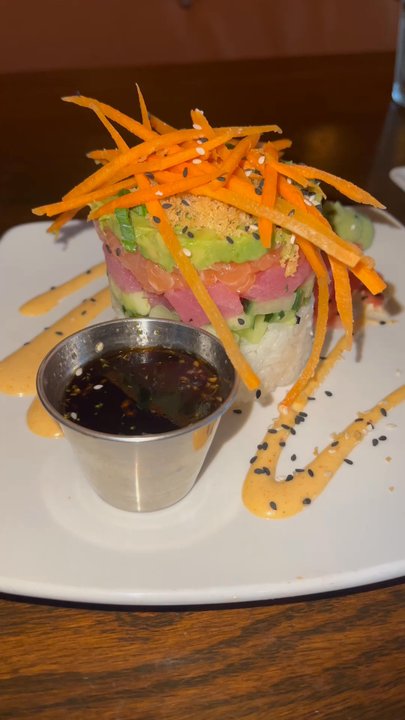 The Foundry - Sushi Stack oh so good! Must try I promise you - Lounges Near Me - Pompano Beach, Florida