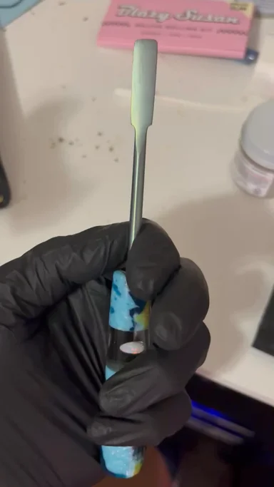 Preview pic of Casted creations inspired Soup Glass cosmic removal tool with large opal