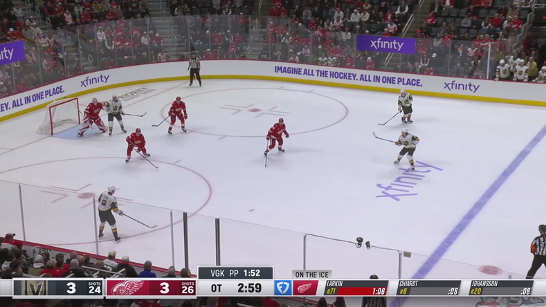 Tomas Hertl with the OT winner vs. Red Wings · Mar 4, 2026