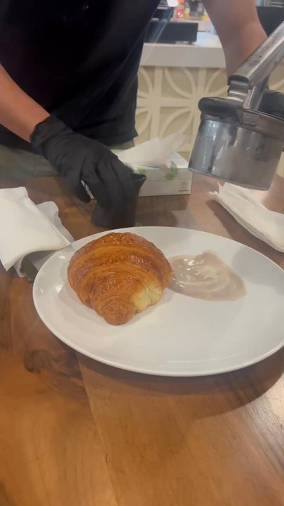 Chocolate Drip - Cookies and cream croissant with vanilla gelato - Gelato Near Me - Richardson, Texas