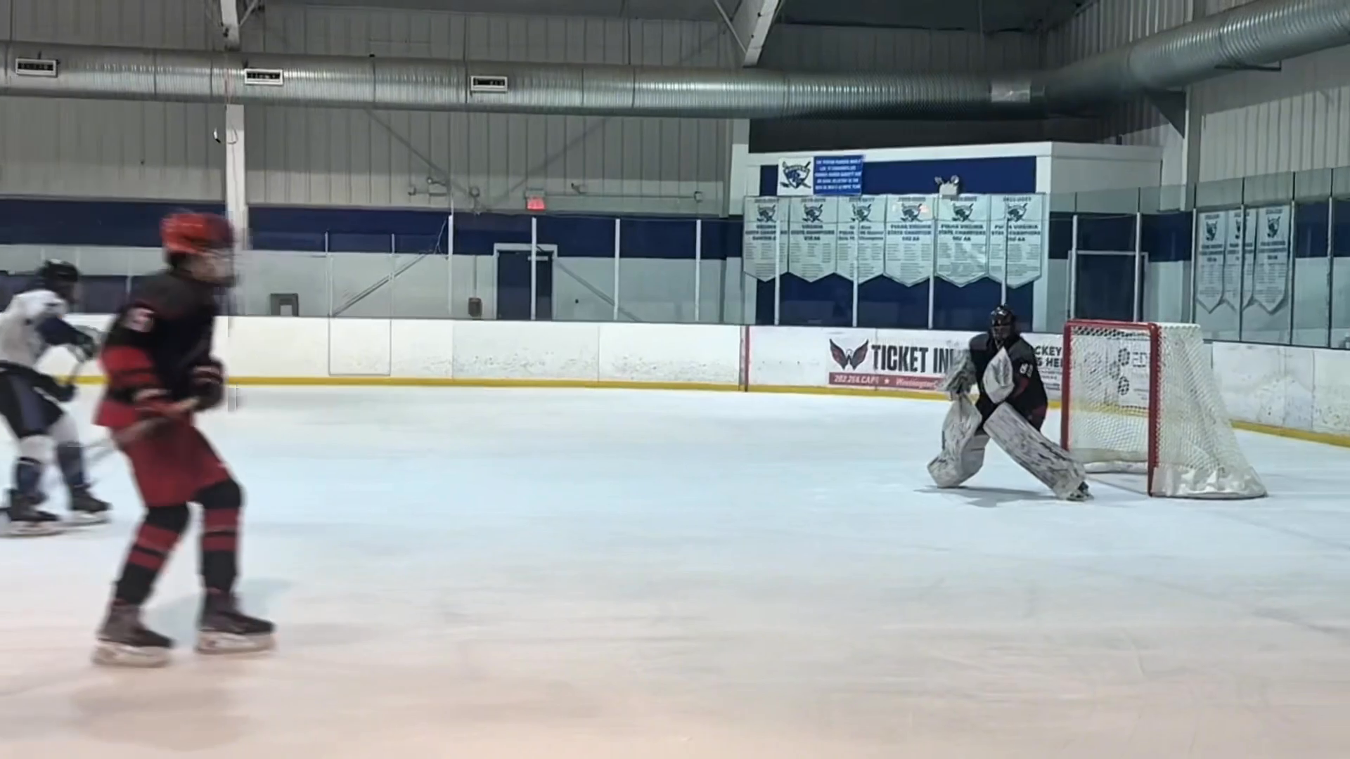 Johnny Groissl's Impressive Saves vs. Reston Raiders - 36 Shots Faced