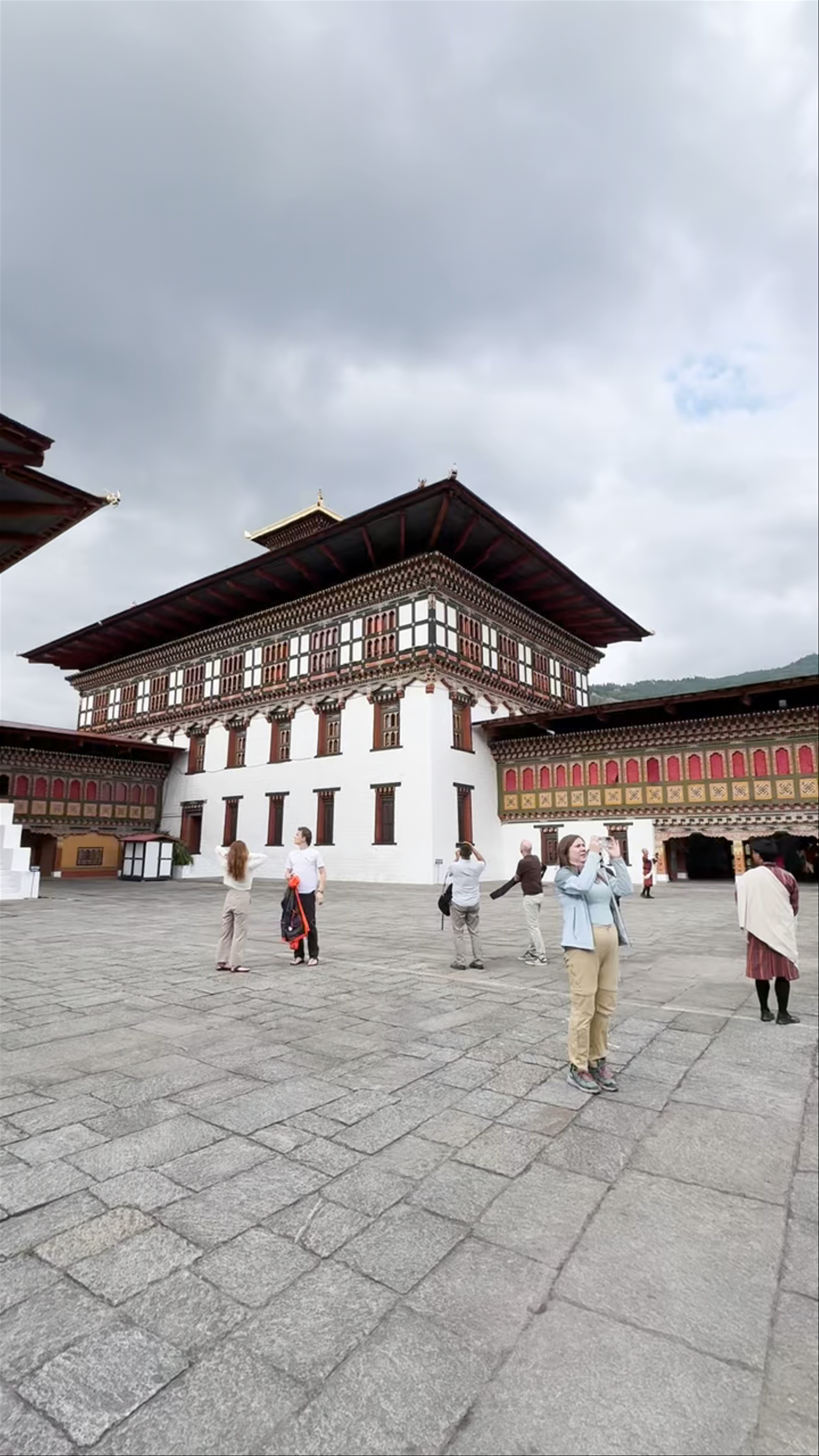 Tashichho Dzong Buddhist Monastery Bhutan