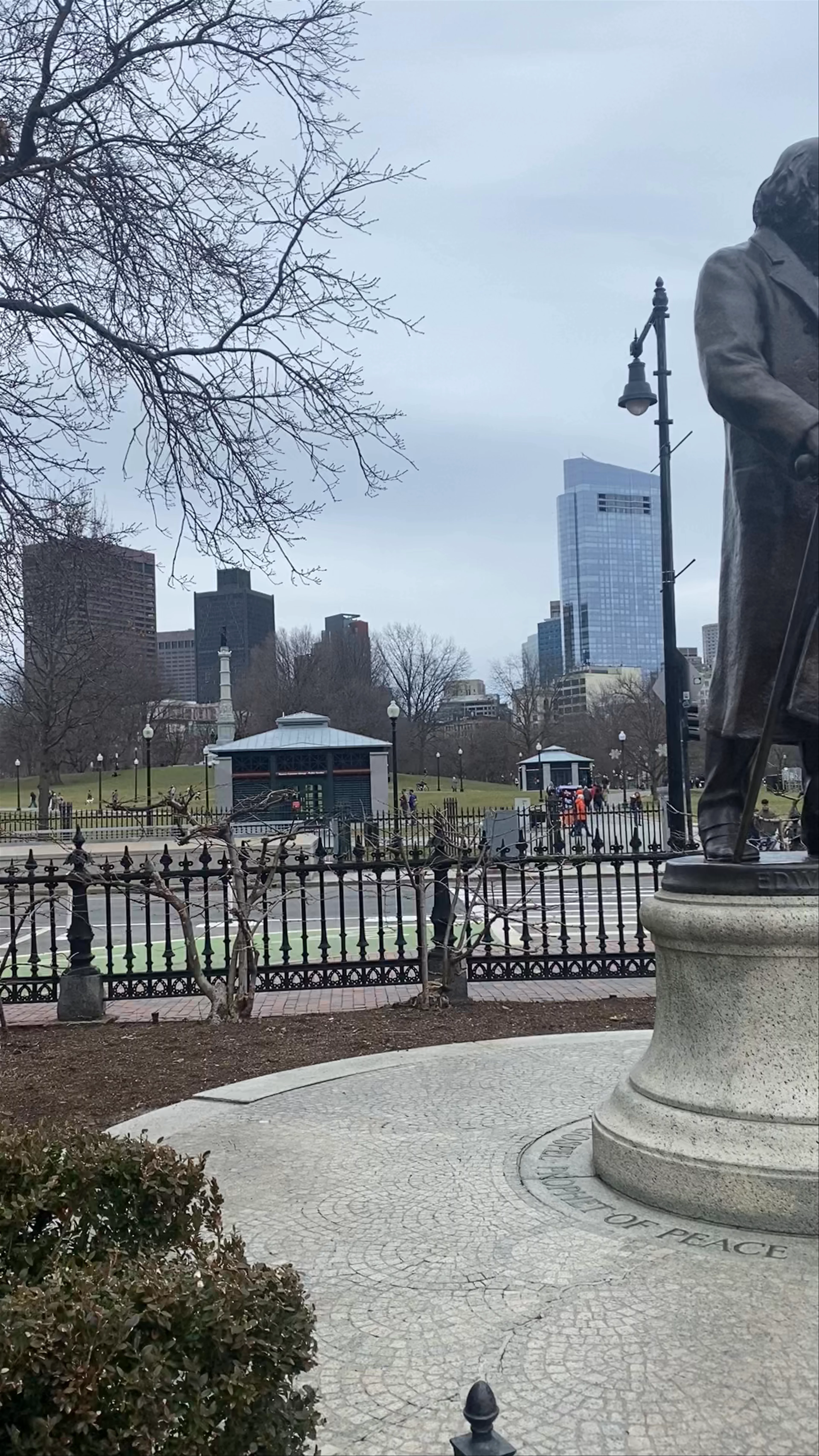 Edward Everett Hale Monument, Charles Street