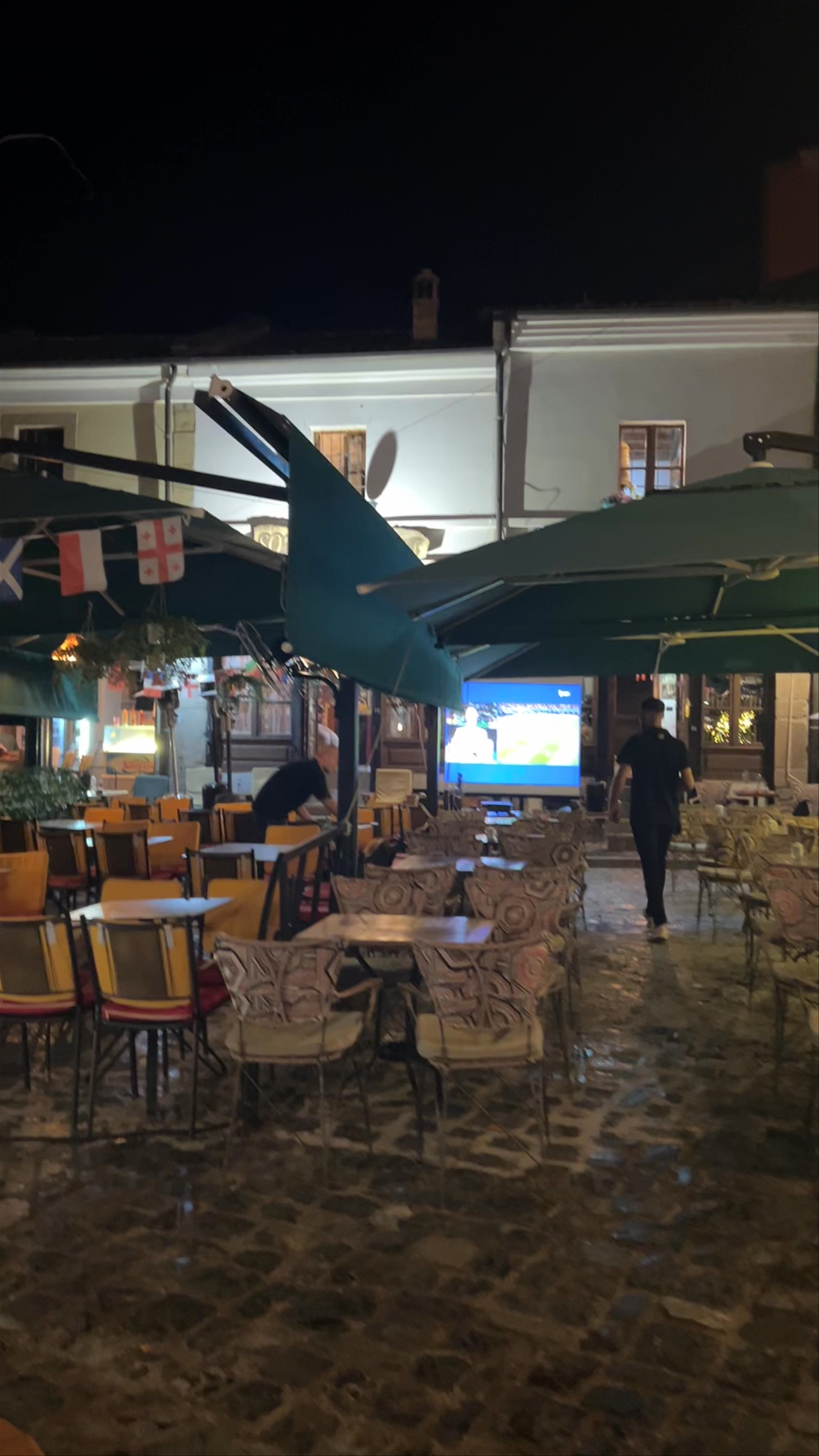 Evening Vibes at Pazari i Korçës - Korçë's Charming Night Market